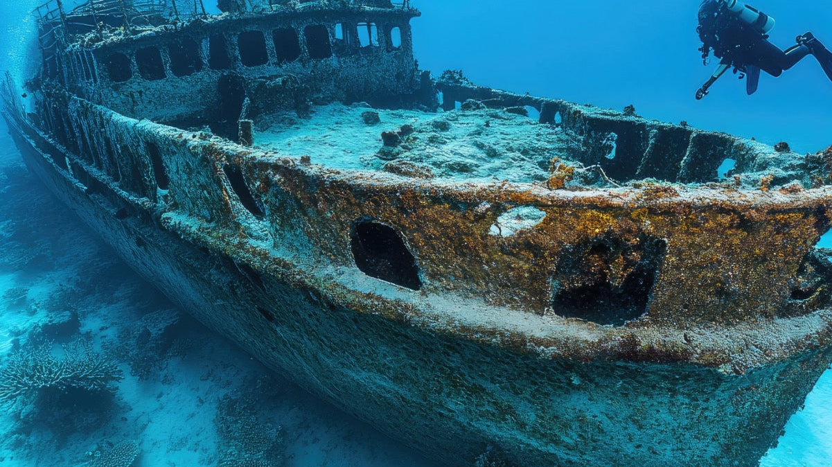 “Artificial reef habitat for marine life in Florida”