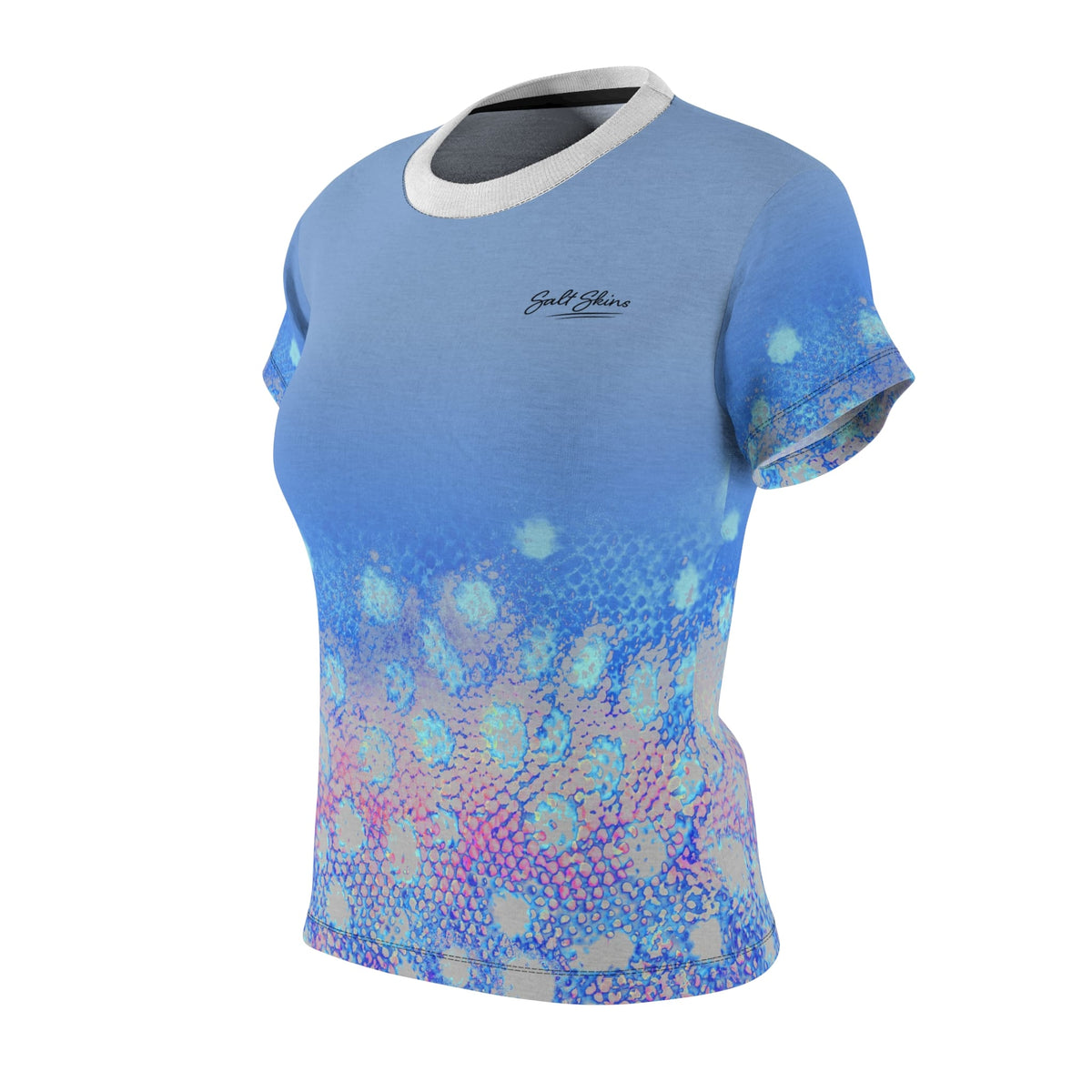 All Over Prints Brown Trout Performance Tee Purple Salt Skins Apparel