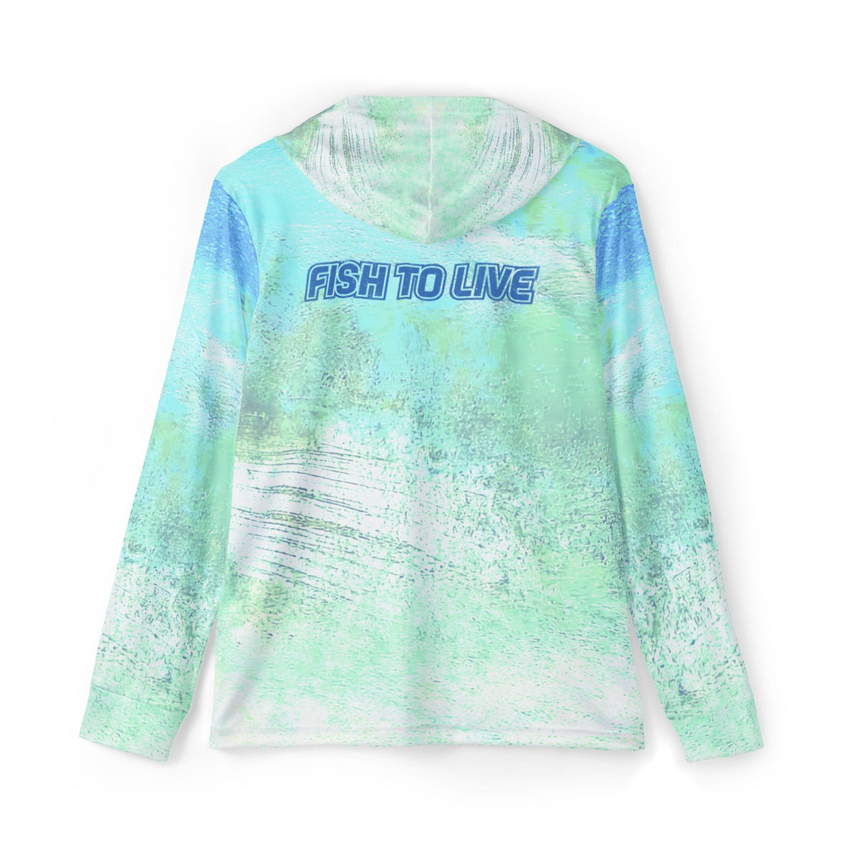 All Over Prints Fish-to-Live Green Permit Fishaholic Premium Performance Hoodie Printify