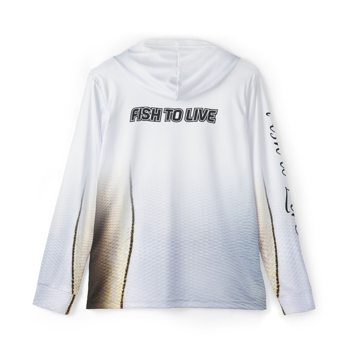 All Over Prints Fishaholic FIsh-to-Live Snook Performance Hoodie Printify