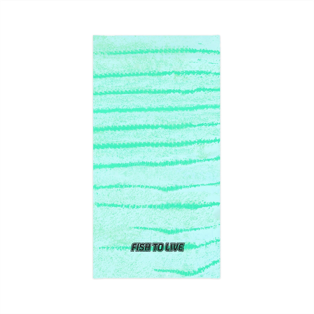 All Over Prints Fishaholic Striper Green Neck Gaiter Printify