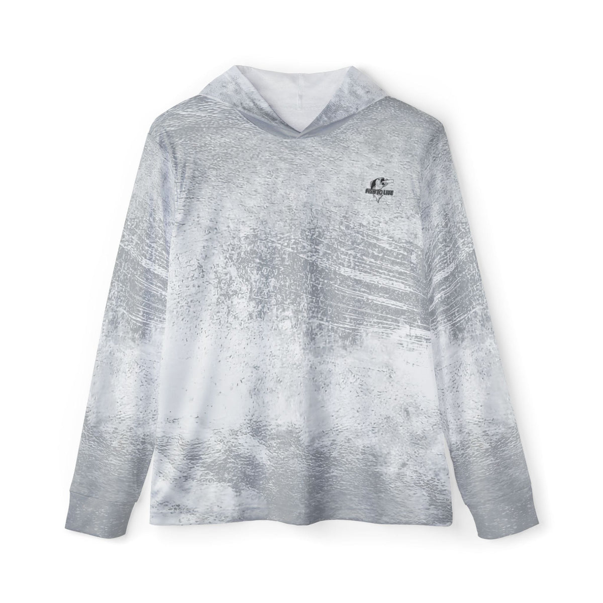 All Over Prints XS FISH TO LIVE PERMIT GREY Printify