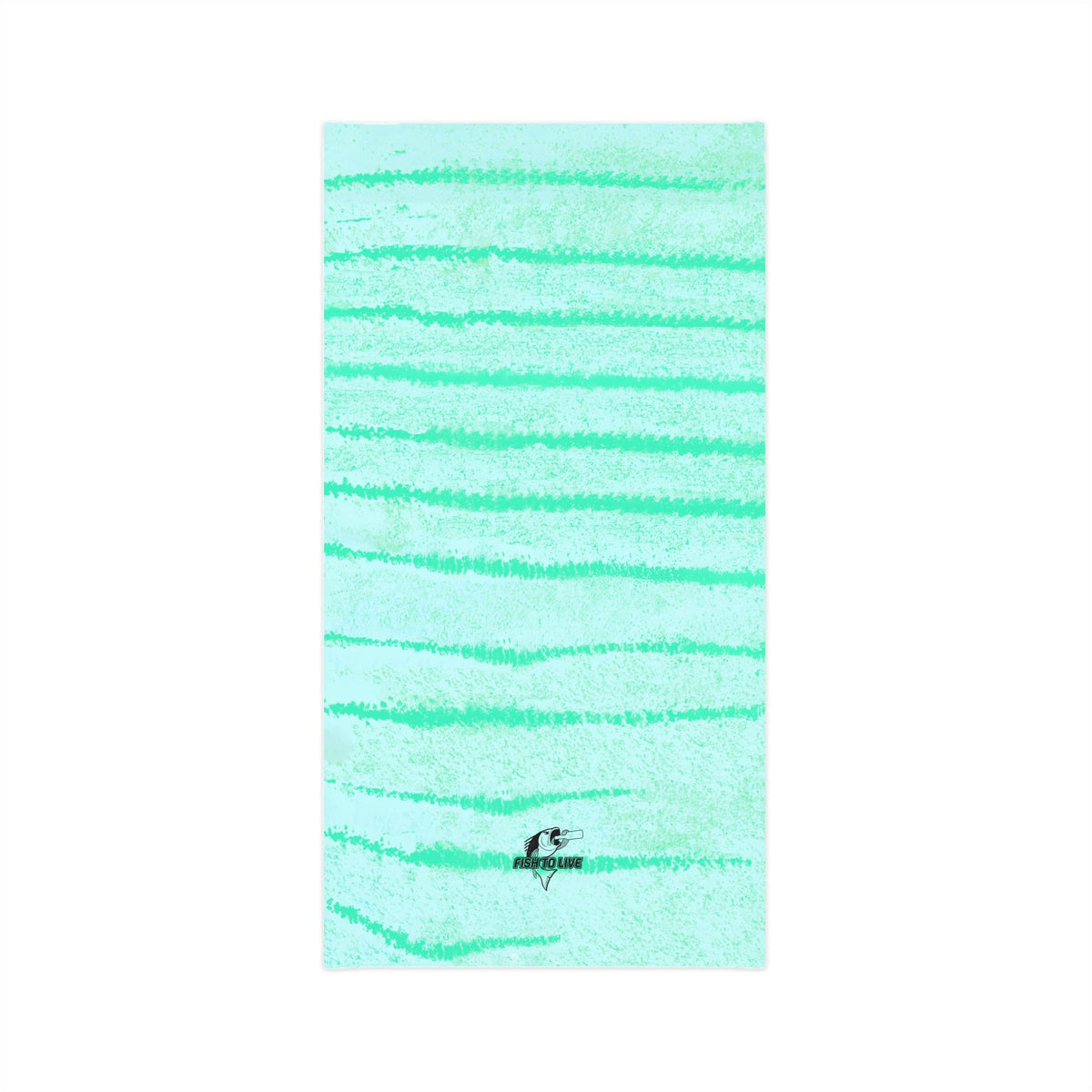 All Over Prints XS Fishaholic Striper Green Neck Gaiter Printify
