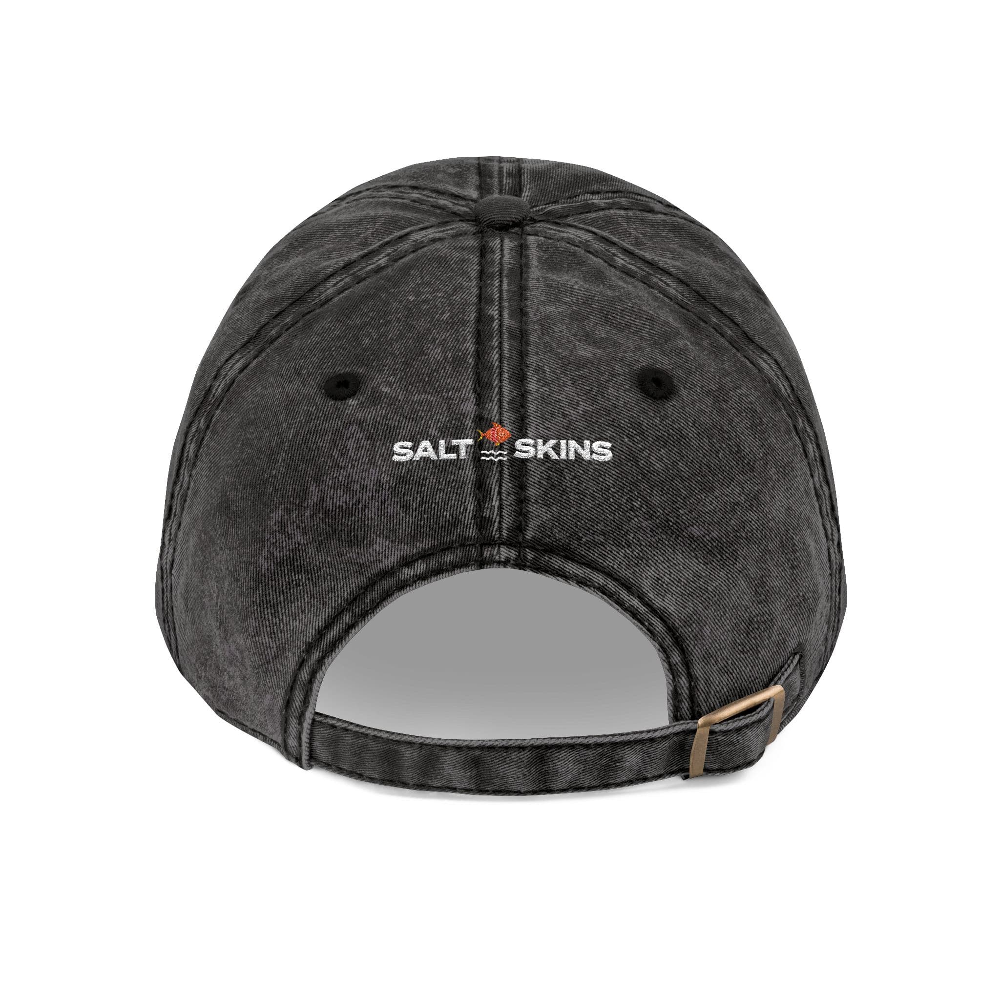 Salt Skins Hats Blue Marlin Embroidered Vintage Fish Cap by Salt Skins Apparel