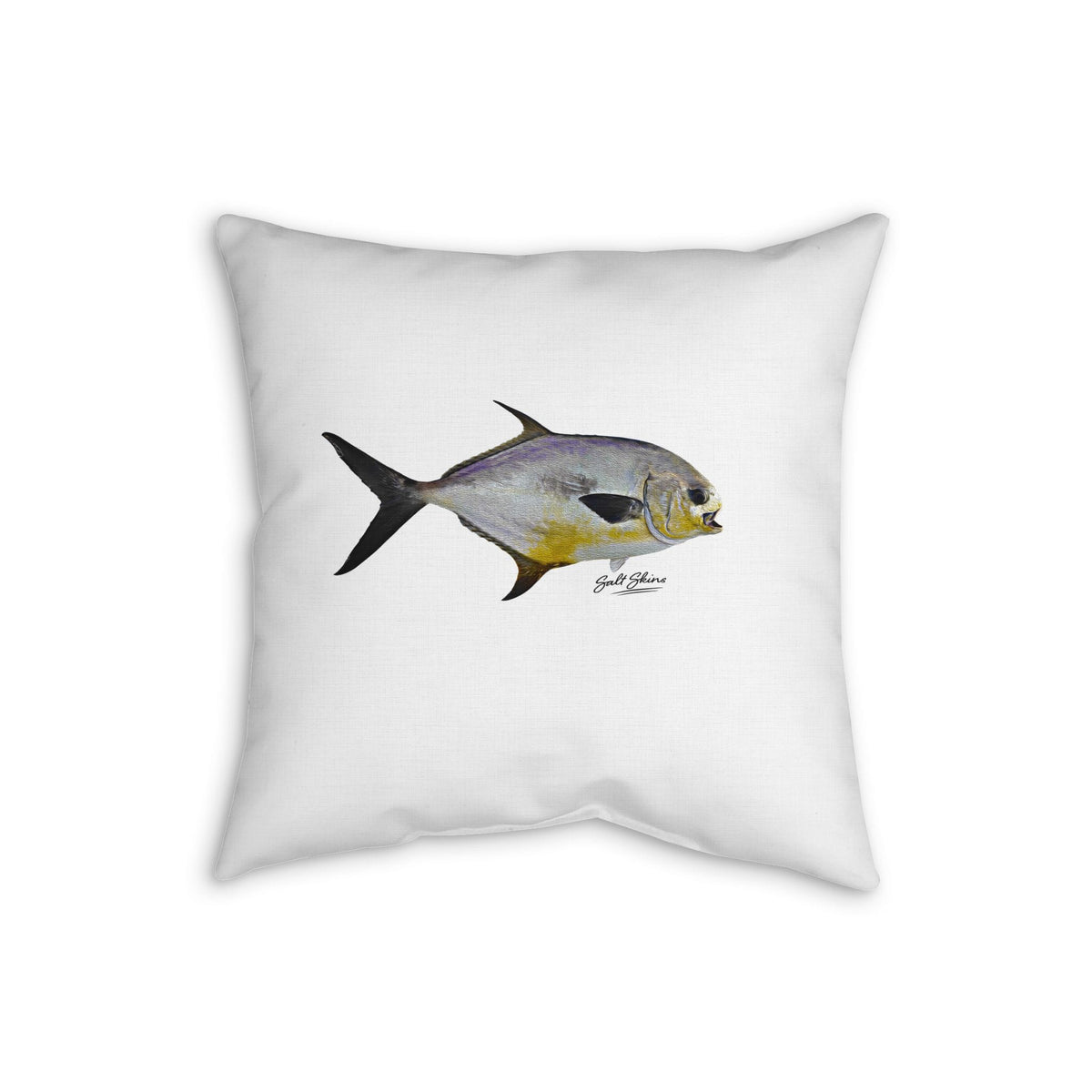 Home Decor Permit Faux Linen Pillow by Salt Skins Salt Skins