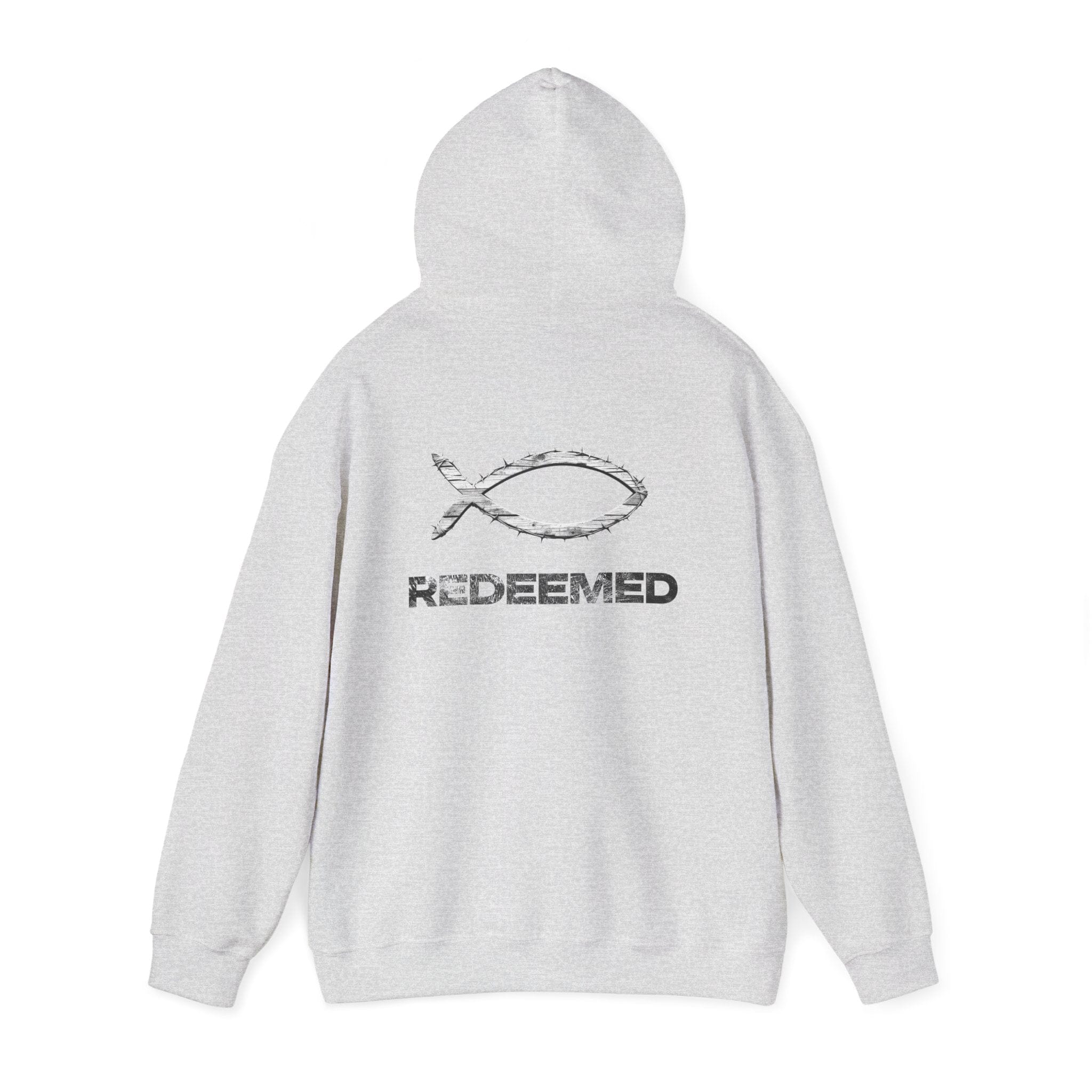 Hoodie Lightweight Redeemed By the Blood Unisex Hooded Sweatshirt Salt Skins