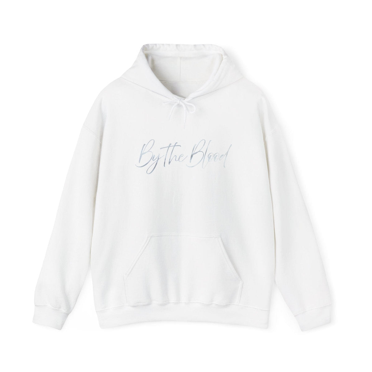Hoodie White / S Lightweight Redeemed By the Blood Unisex Hooded Sweatshirt Salt Skins