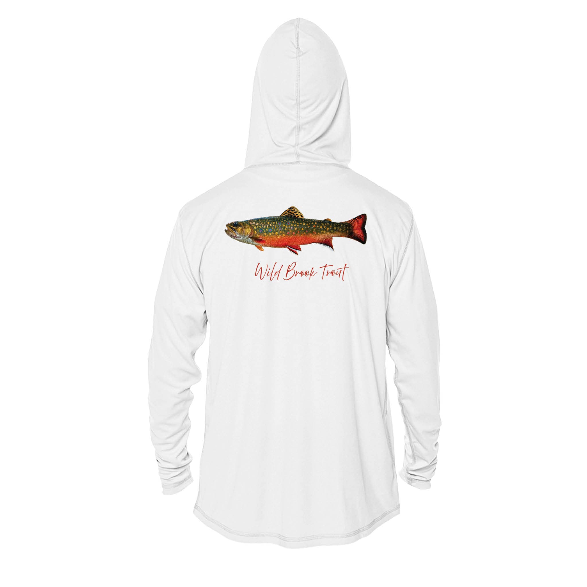 Hoodie Wild Brook Trout Men's Long Sleeve Performance Hoodie
