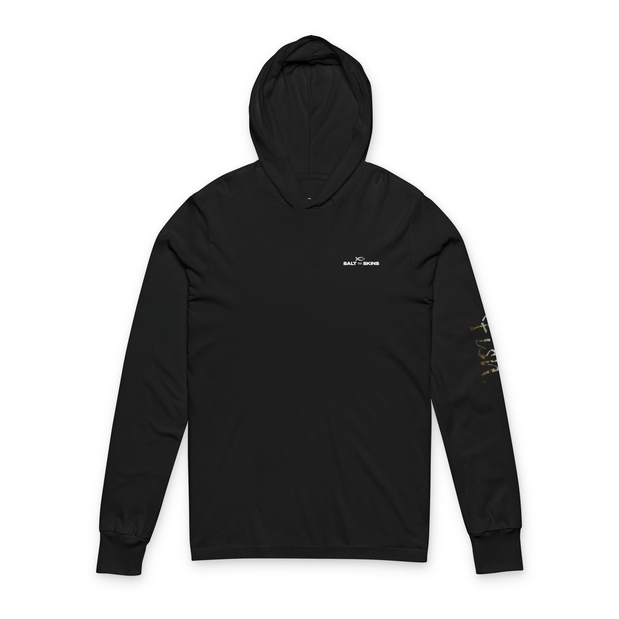 Printify Long-Sleeve Hoodie Fish 4:19 Soft Cotton Pullover Hoodie Unisex