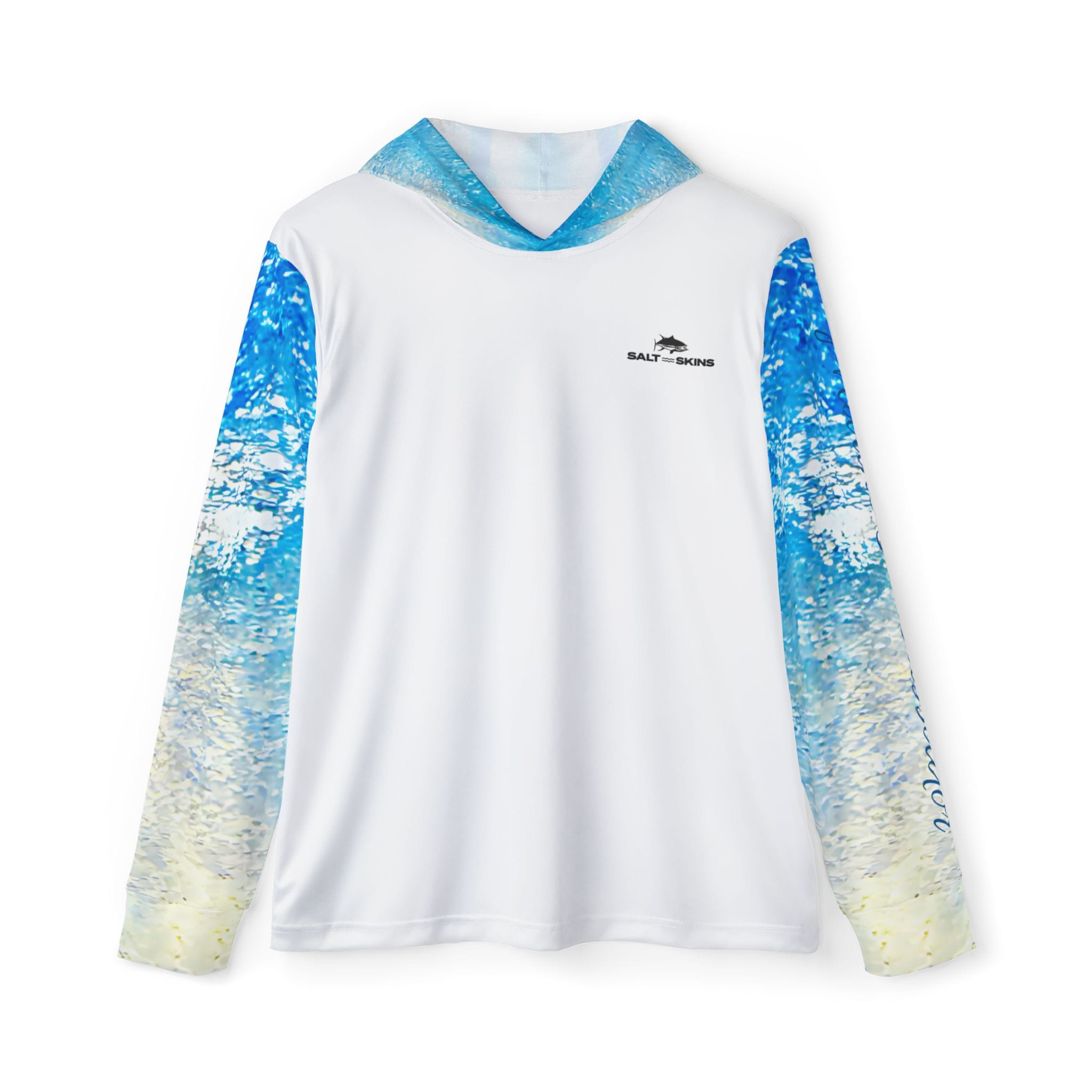 Long-Sleeve Hoodie XS / Blue "Into The Blue" - Dana Katz - Marine Ambassador Unisex Hoodie Salt Skins
