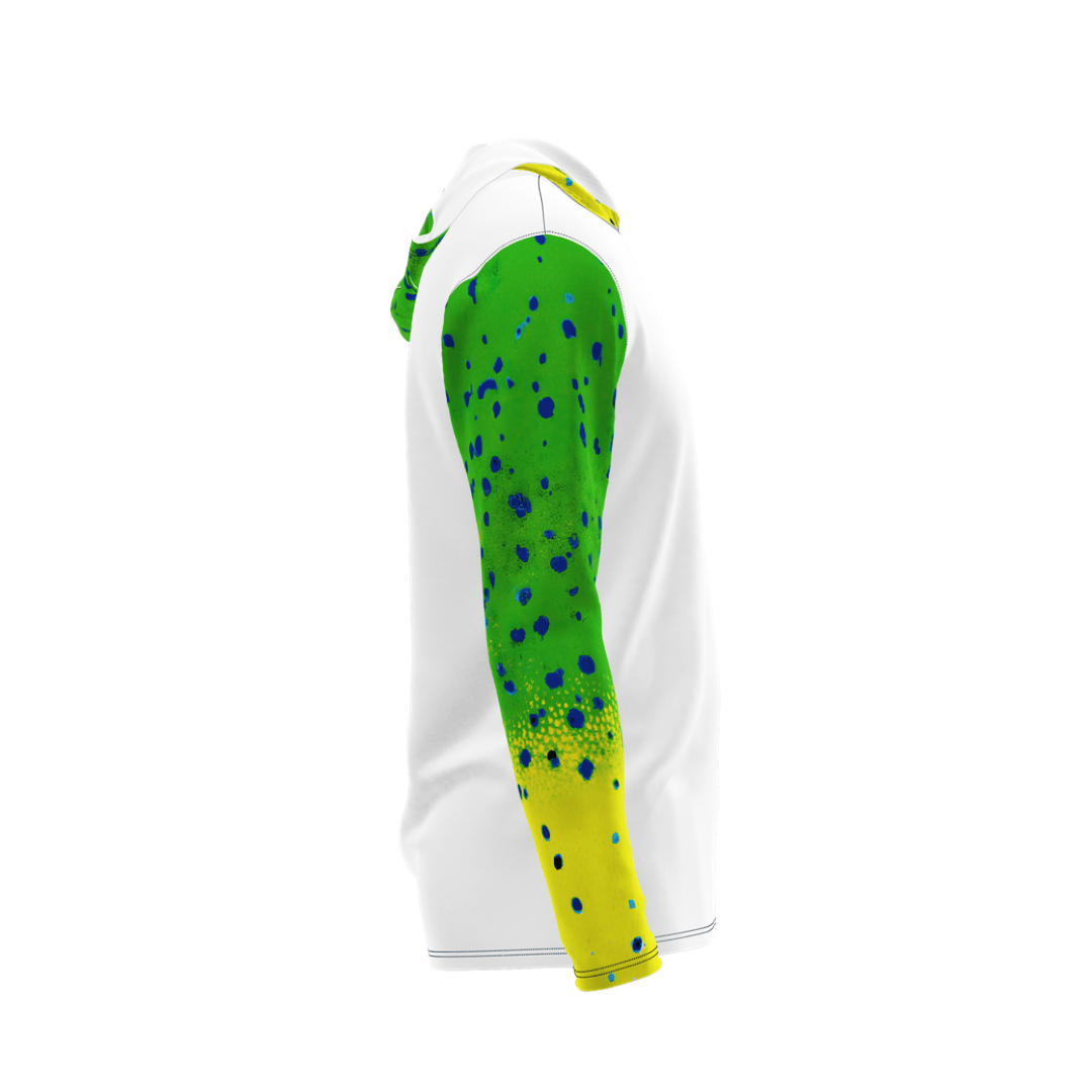Salt Skins Men's Long Sleeve Hoodie Mahi Fever Ultimate Performance Men's Long Sleeve Fishing Shirt (Copy)