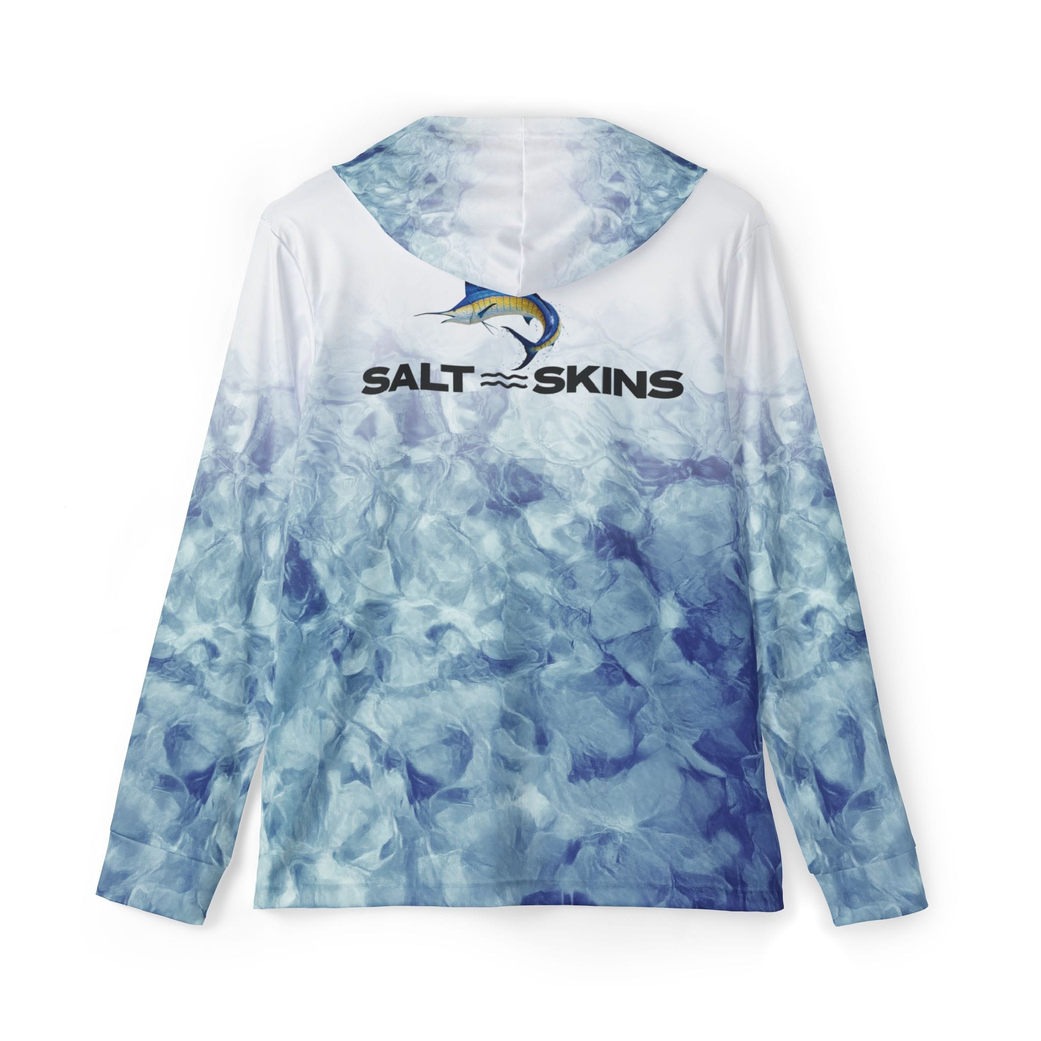 Printify All Over Prints Marlin Reef Water Camo - The Ultimate Performance Men's Long Sleeve Fishing Shirt