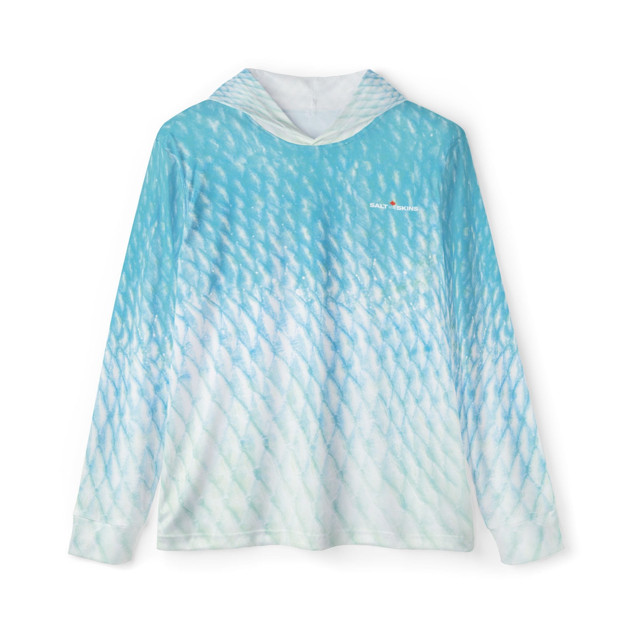 Salt Skins Men's Long Sleeve Hoodie XS Blue Mutton Men's Performance Long Sleeve Fishing Hoodie