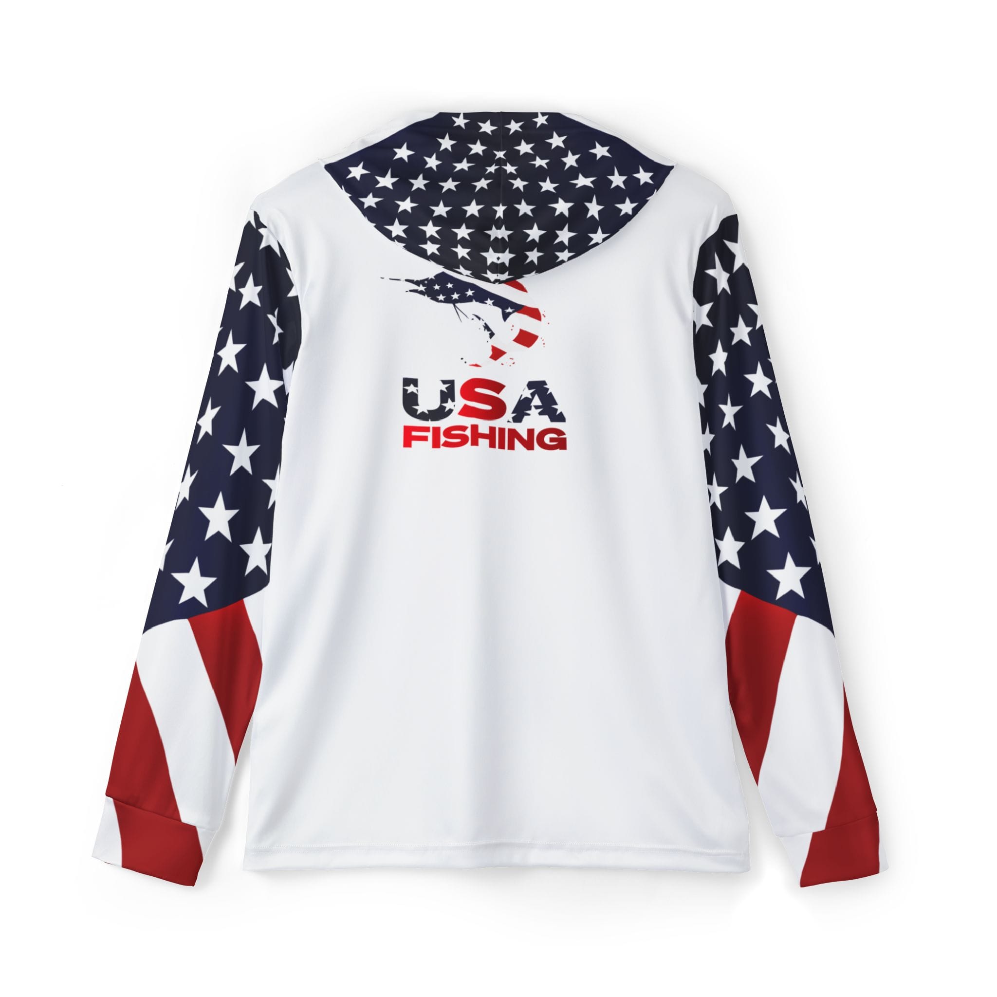 Salt Skins Men's Long Sleeve Hoodie USA Marlin Men's Performance Hoodie - NEW