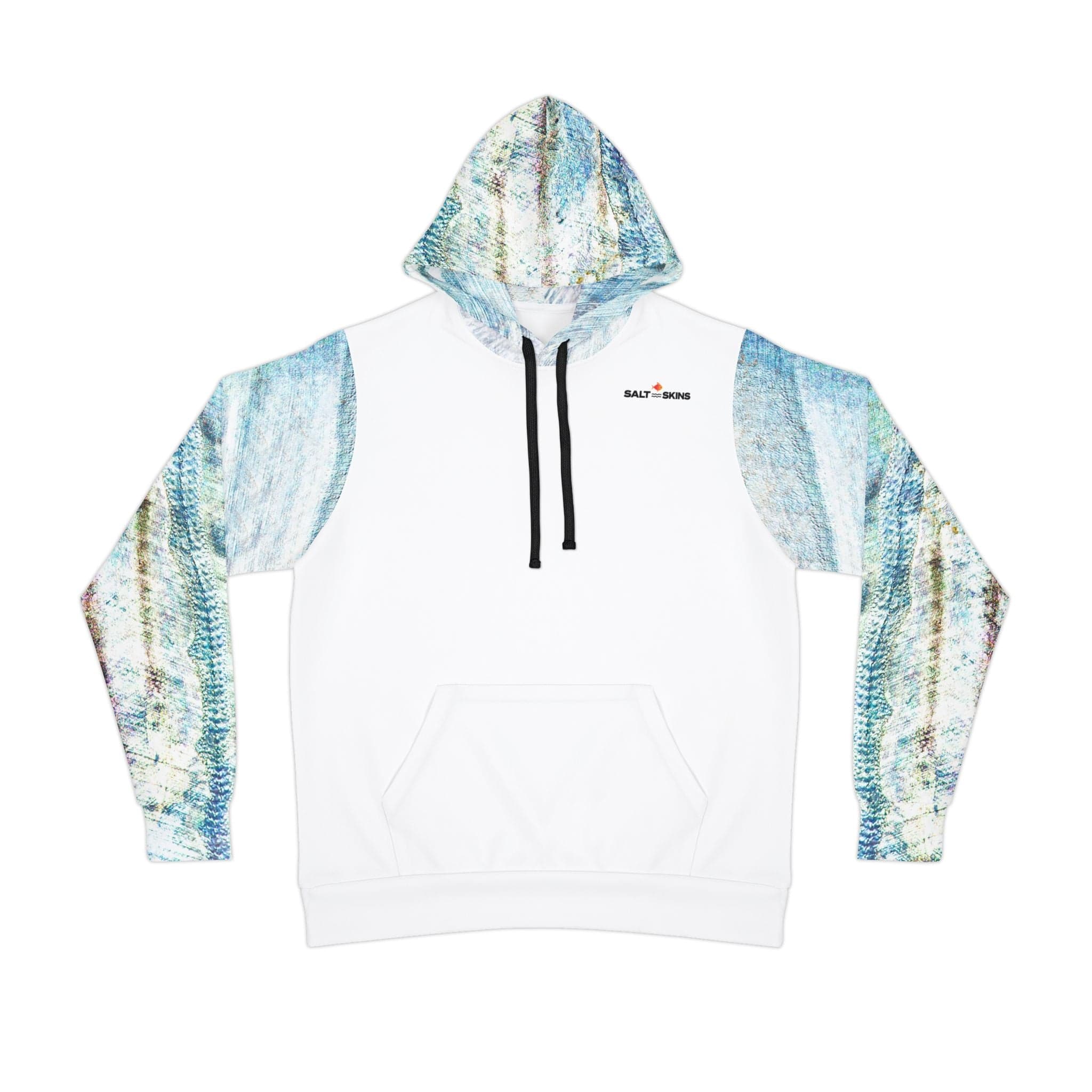 Men's Long Sleeve Hoodie XS / Steel Blue Barracuda Heavy Weight Men's Hoodie Blue Salt Skins