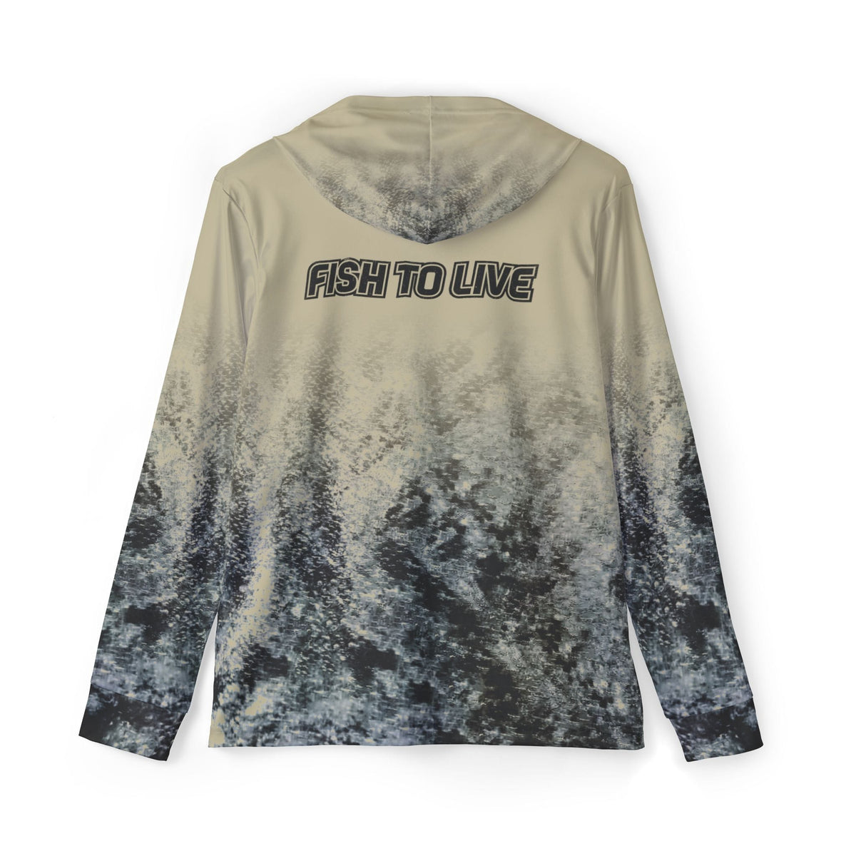 Men's Performance Hoodie Fishaholic Gag Camo Salt Skins