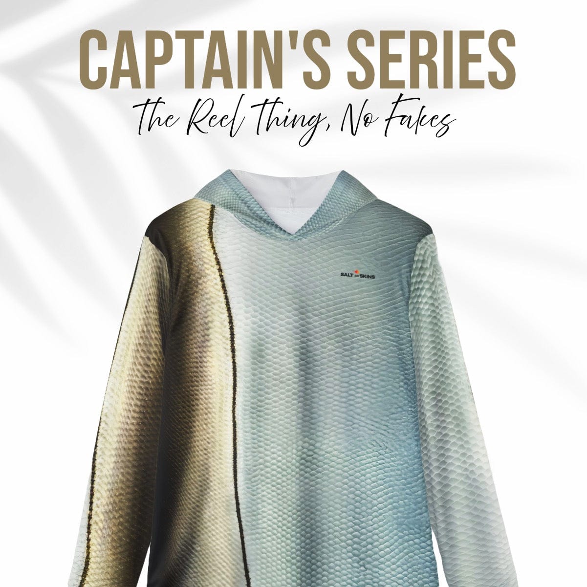 Men's Performance Hoodie The Ultimate Snook Captains Series Men's Performance Long Sleeve Fishing Hoodie Salt Skins