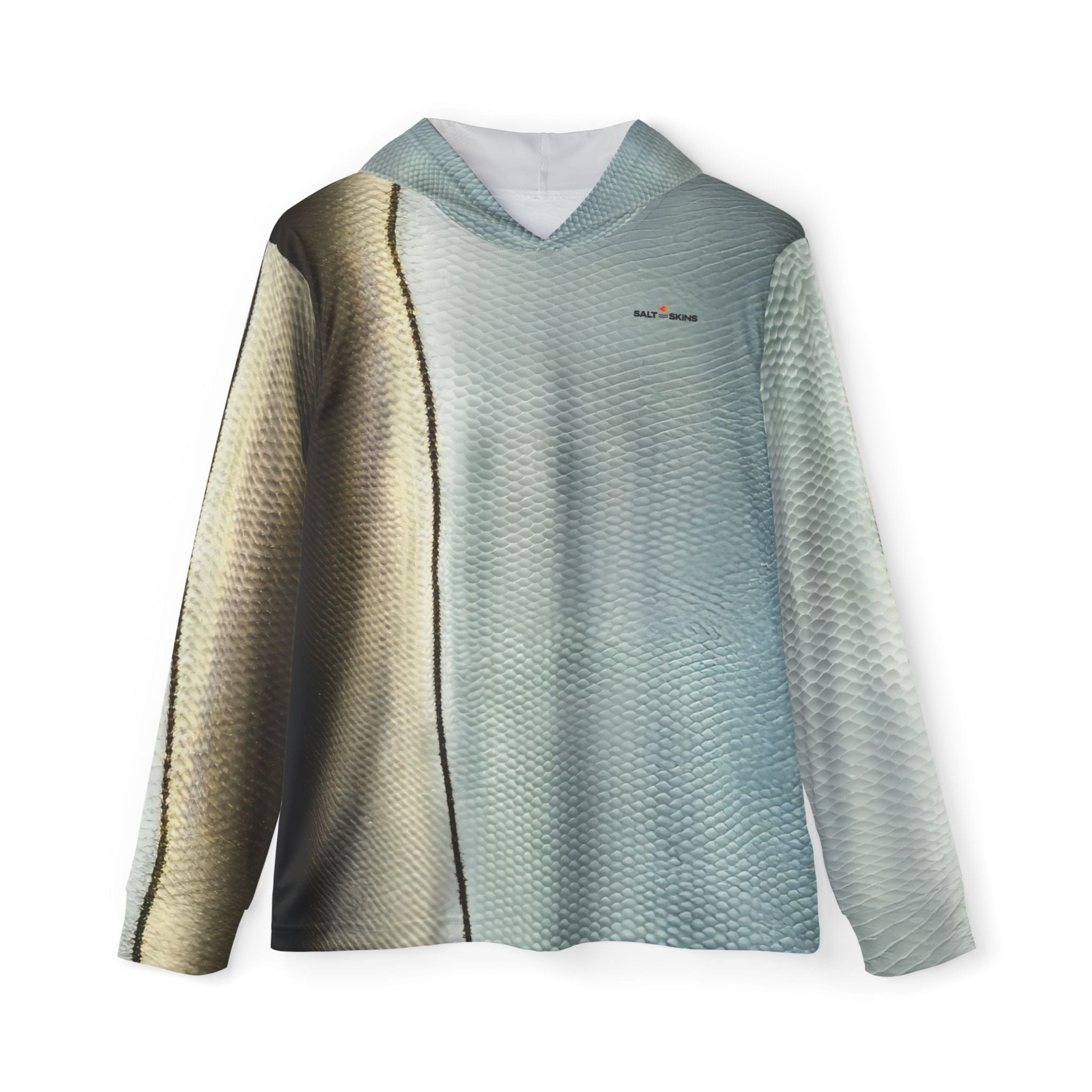 Men's Performance Hoodie XS / Gray The Ultimate Snook Captains Series Men's Performance Long Sleeve Fishing Hoodie Salt Skins