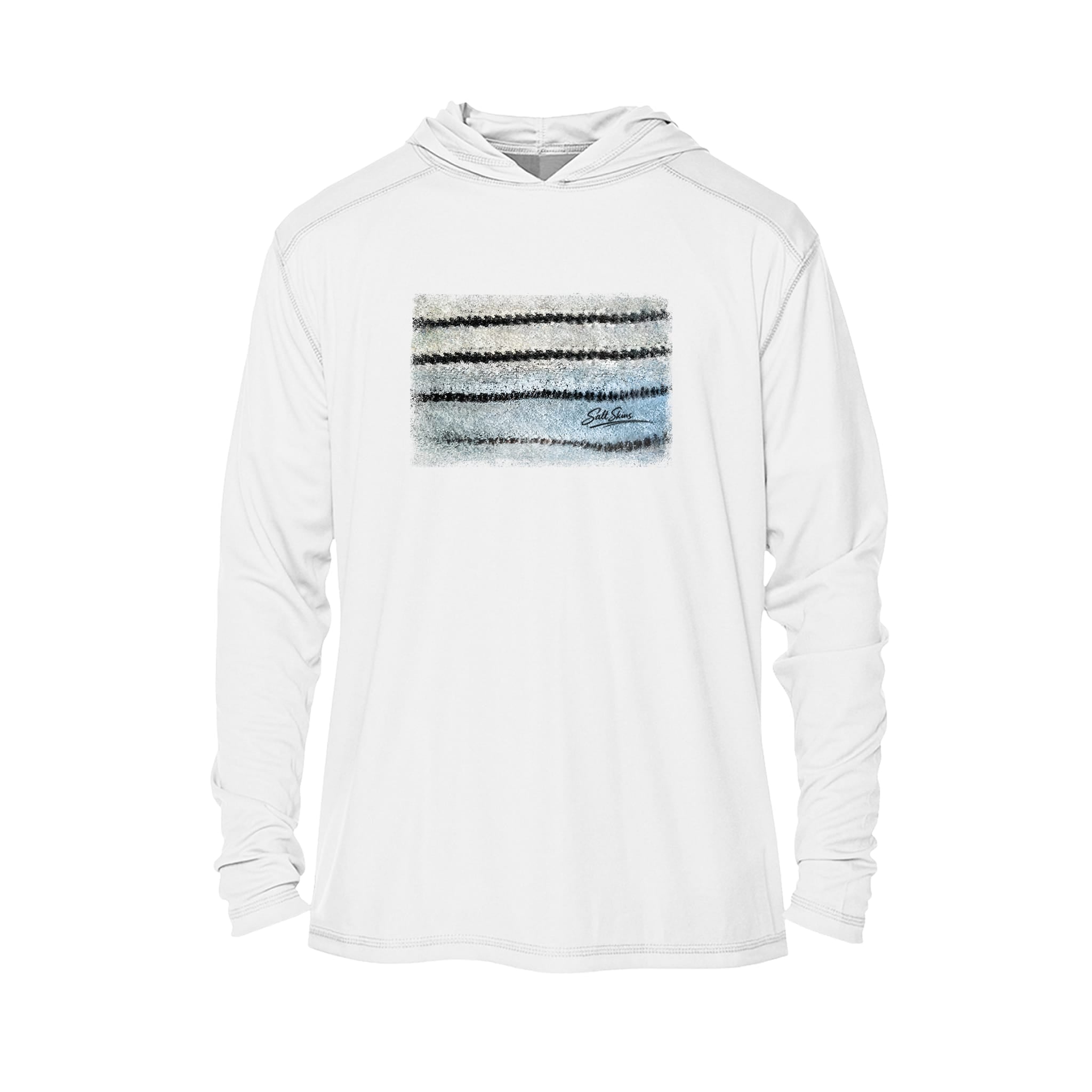 Printify Hoodie NEW Hybrid Striper Series Men's Performance Hoodie