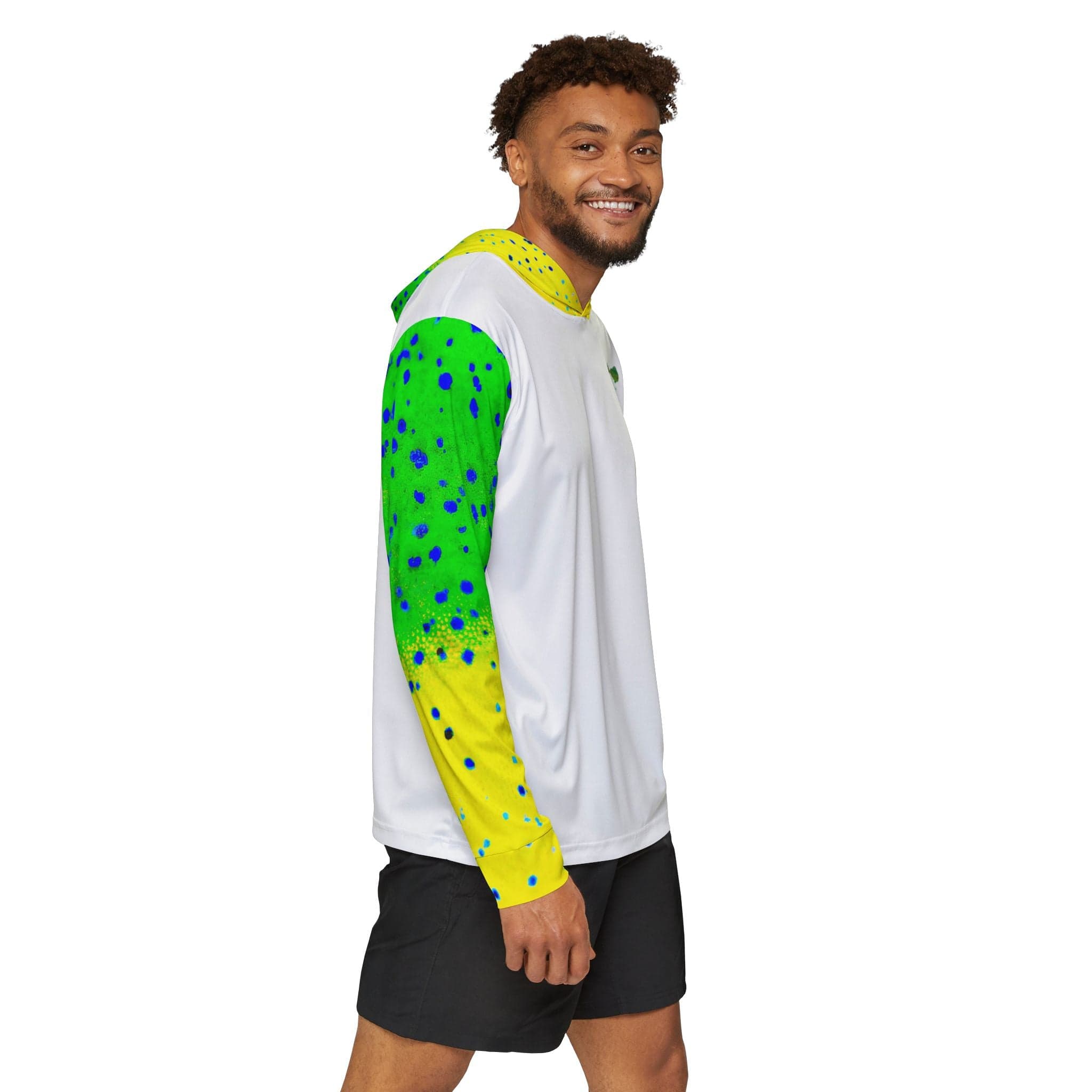Printify All Over Prints Mahi Captains Series III - The Ultimate Performance Men's Long Sleeve Fishing Shirt