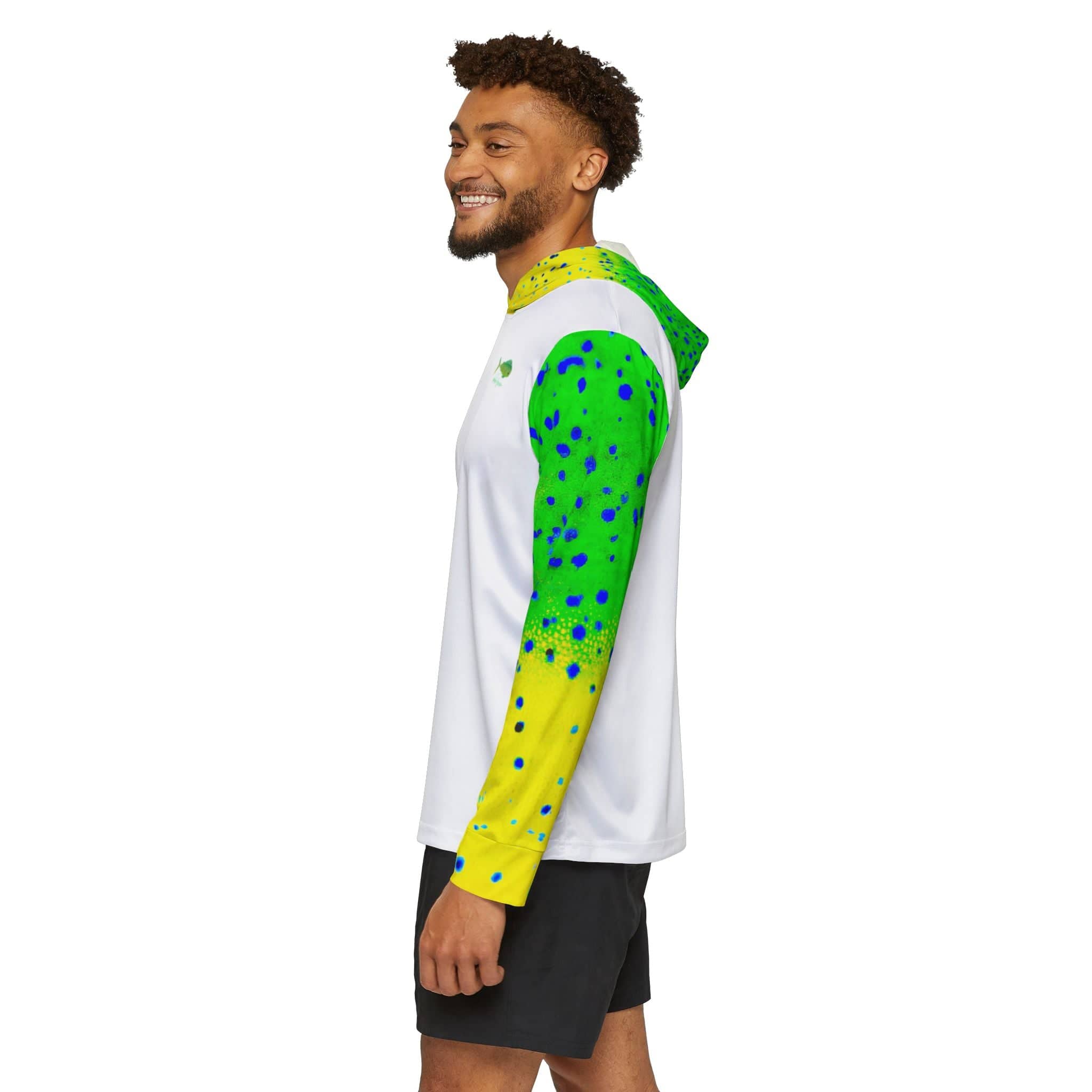 Printify All Over Prints Mahi Captains Series III - The Ultimate Performance Men's Long Sleeve Fishing Shirt