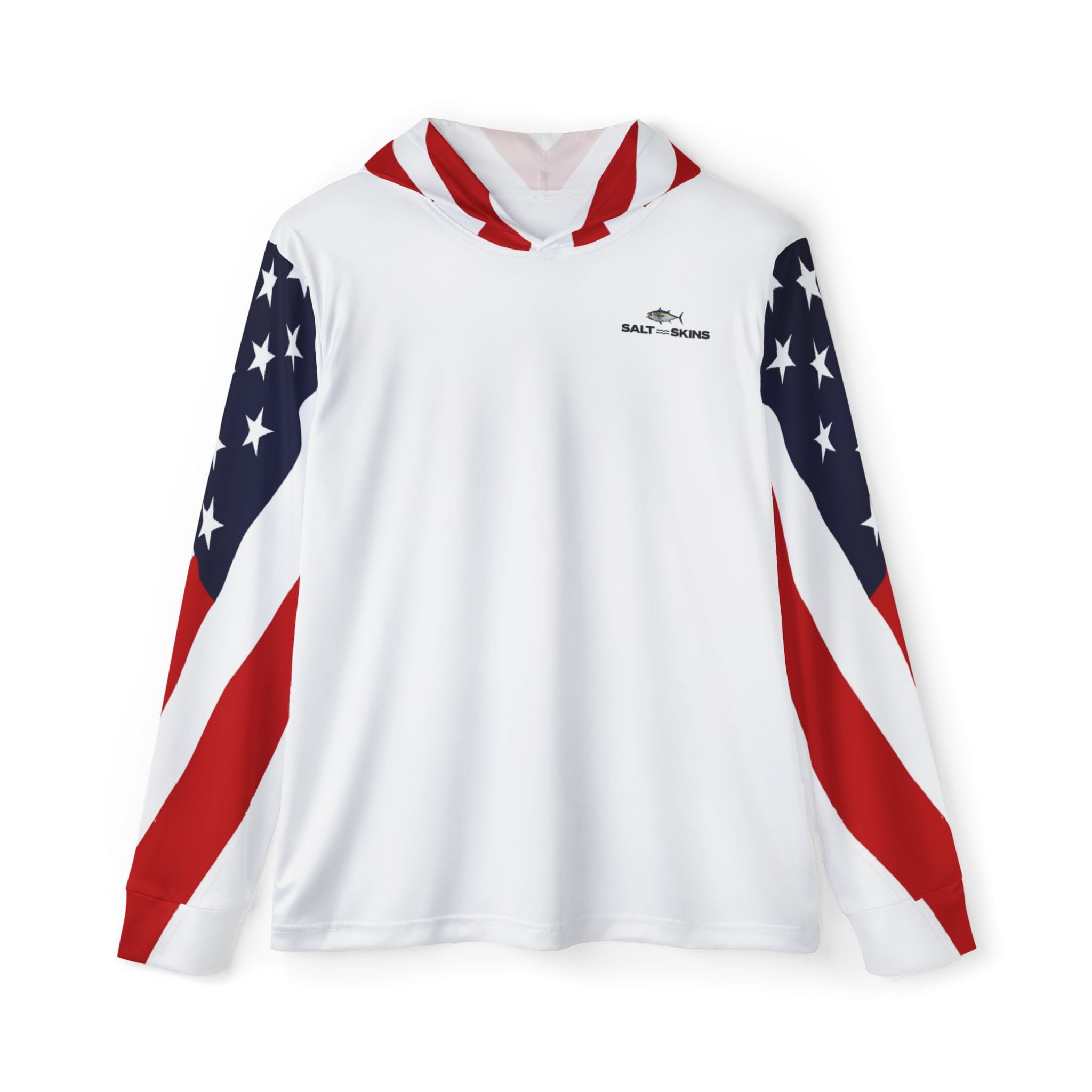Printify All Over Prints Red, White & Blue / XS NEW USA Fishing Team Performance Hoodie