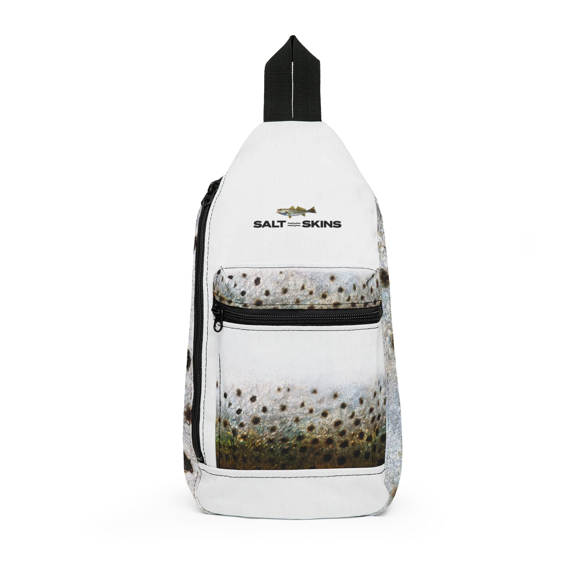 Printify Bags 14.5" × 9'' Trout Pattern Sling Bag — Crossbody Bag