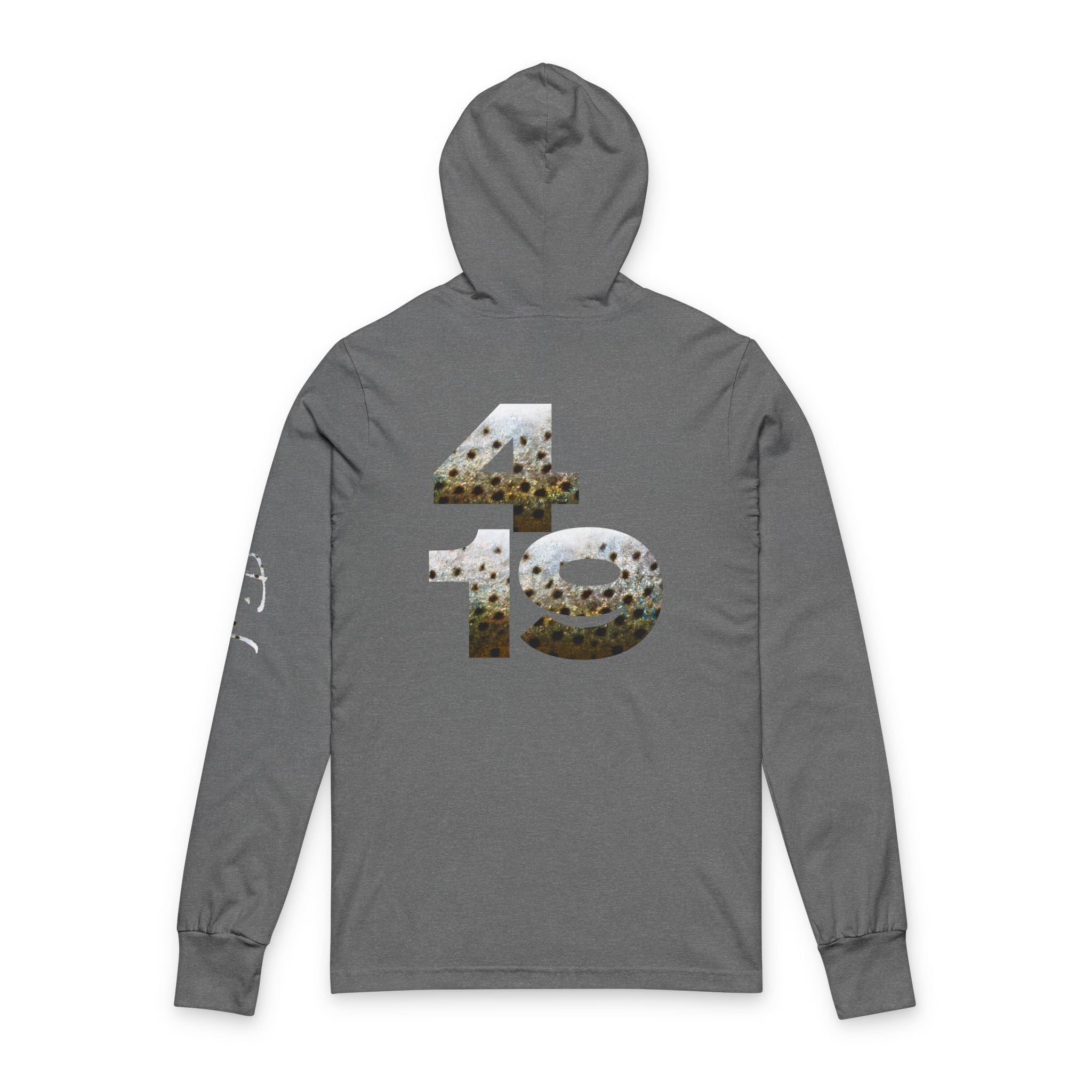 Printify Long-Sleeve Hoodie Fish 4:19 Soft Cotton Pullover Hoodie Unisex