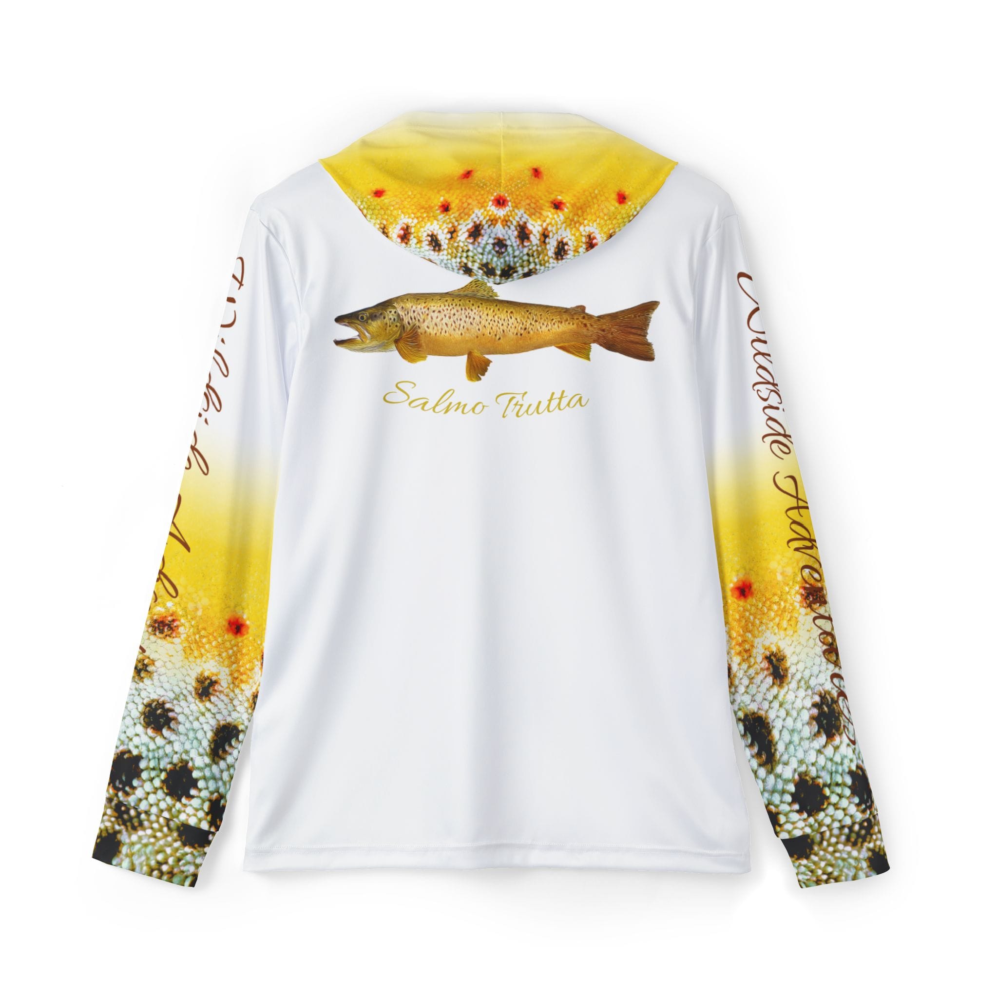 Printify Men's Performance Hoodie Sunflower / XS Wildside Brown 2 - Men's Performance Long Sleeve Fishing Hoodie