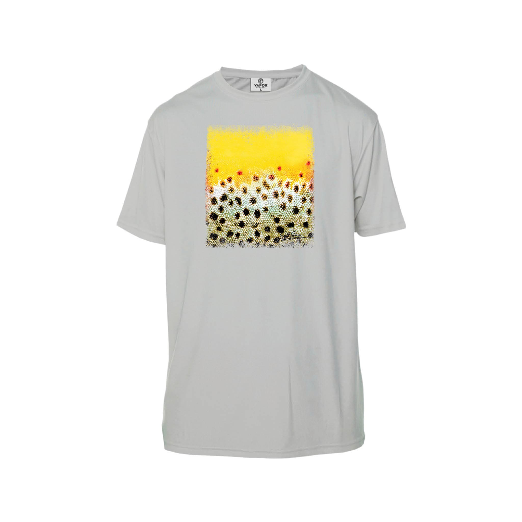 Printify Men's Performance T-Shirt Pearl Grey / S Wild Brown Trout Men's Performance T-Shirt