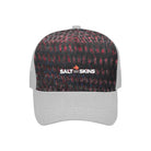 Salt Skins Baseball Style Fishing Hat Black Snapper / One size Marine Life Collection Baseball Style Fishing Hat for Men & Women