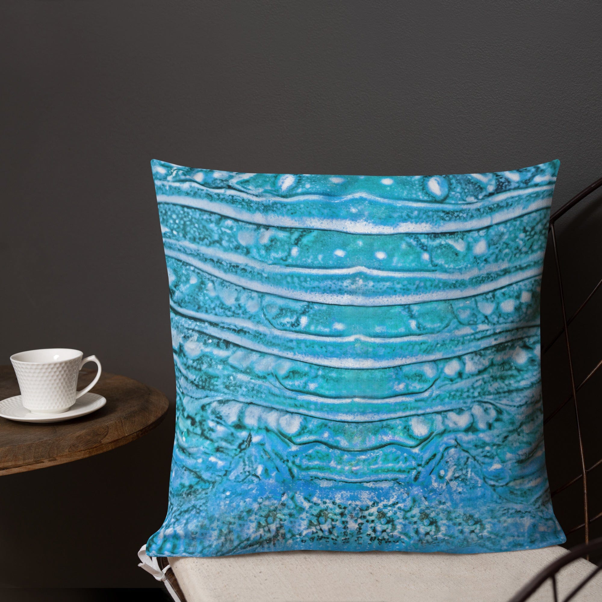 Salt Skins Home Decor 18″×18″ Salt Skins Premium Beach House - Lobster Series Blue