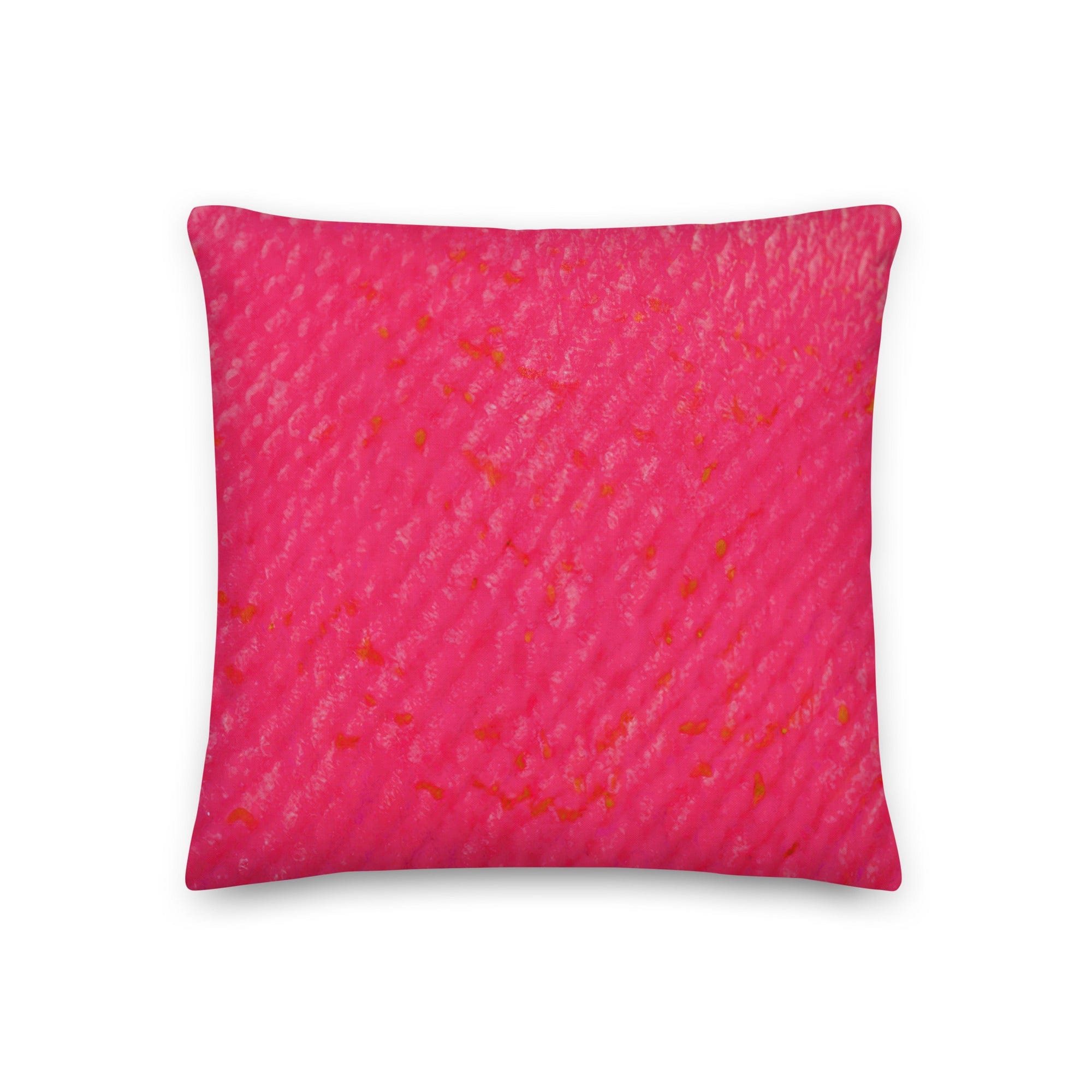 Salt Skins Home Decor 18″×18″ Seaside Hot Pink Coral - Beach House Throw Pillow