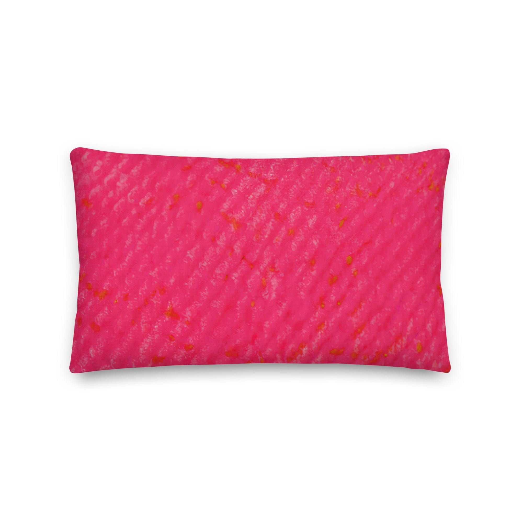 Salt Skins Home Decor 20″×12″ Seaside Hot Pink Coral - Beach House Throw Pillow