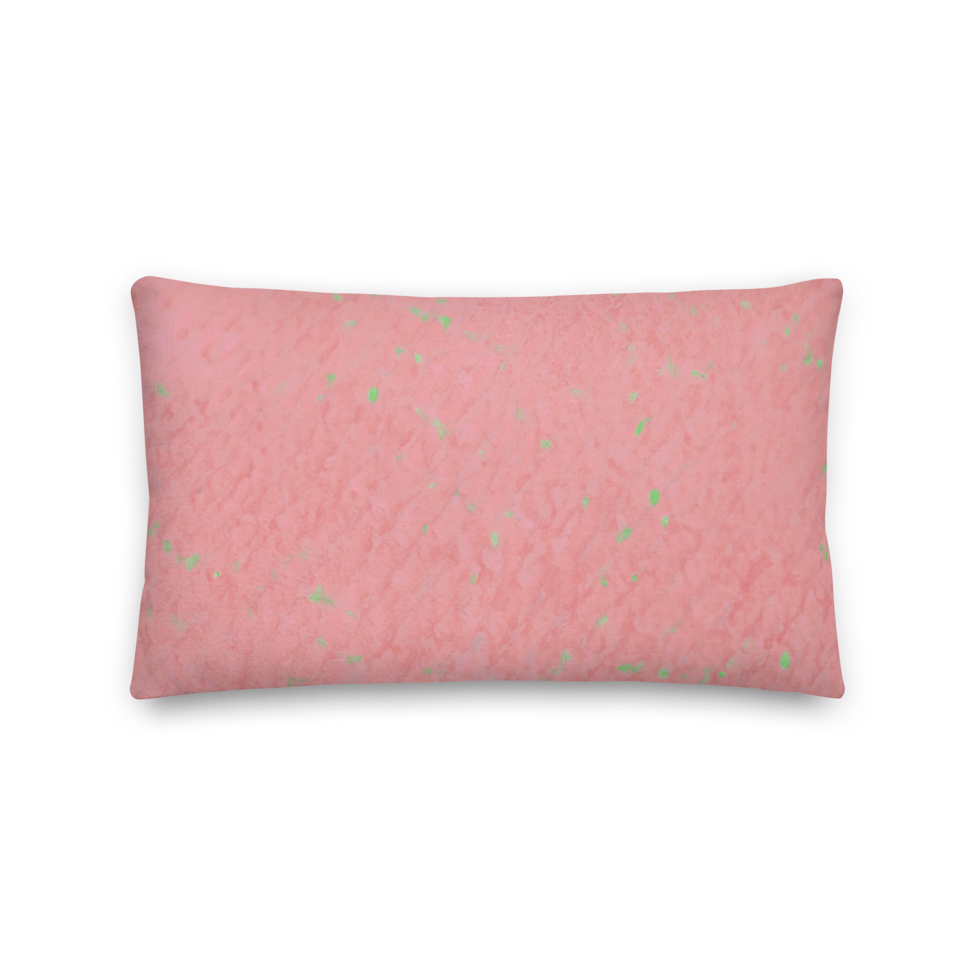 Salt Skins Home Decor 20″×12″ Seaside Rose Coral - Beach House Throw Pillow