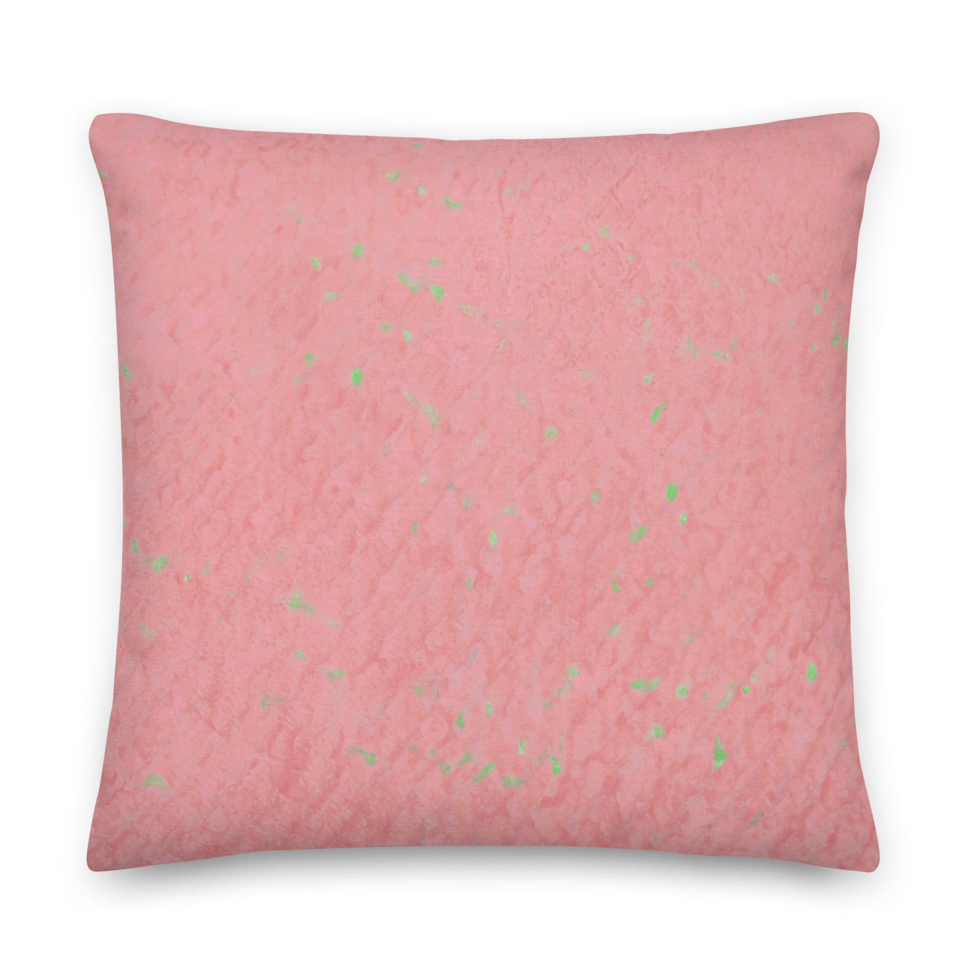 Salt Skins Home Decor 22″×22″ Seaside Rose Coral - Beach House Throw Pillow