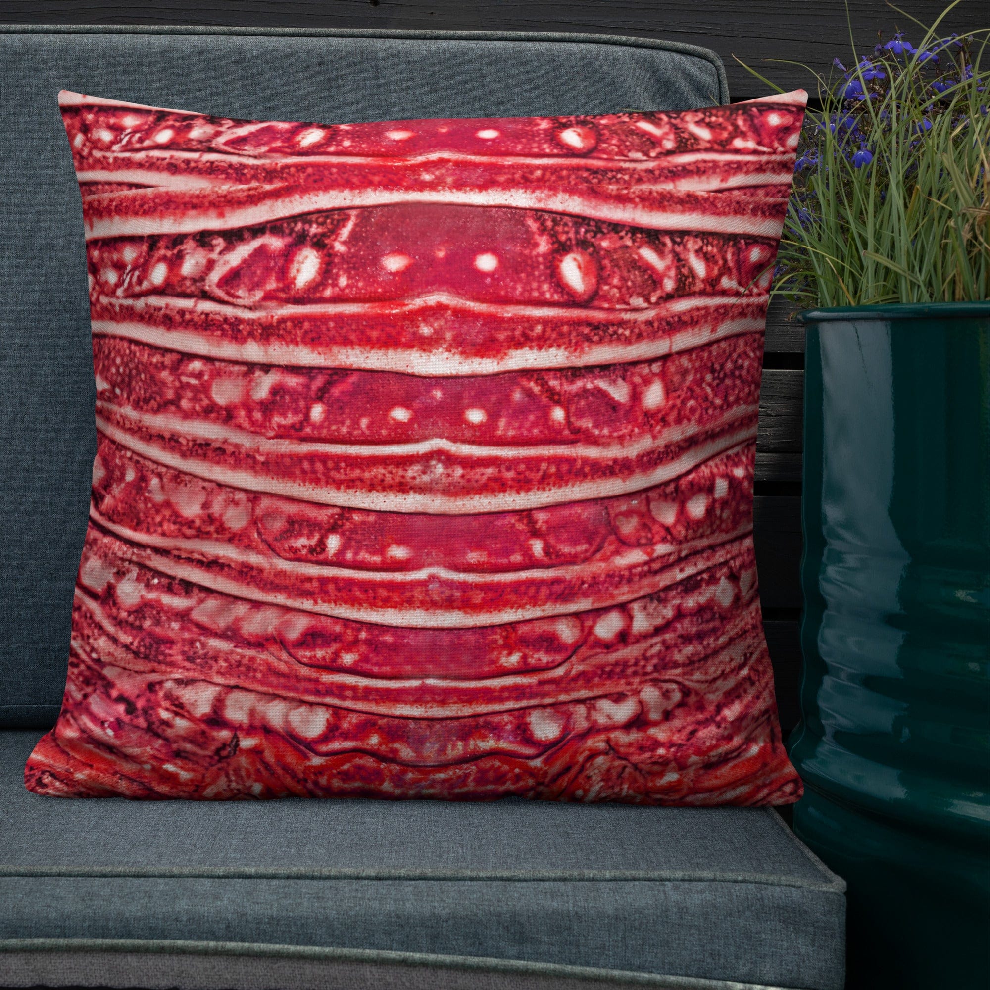 Salt Skins Home Decor Salt Skins Premium Beach House Pillows - Lobster Series Red