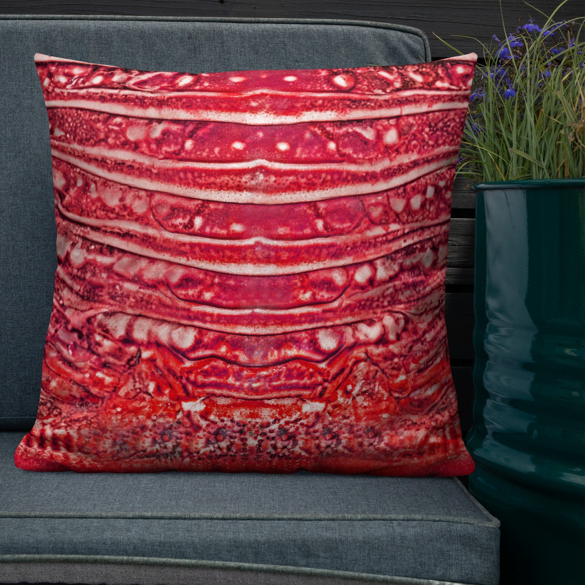 Salt Skins Home Decor Salt Skins Premium Beach House Pillows - Lobster Series Red