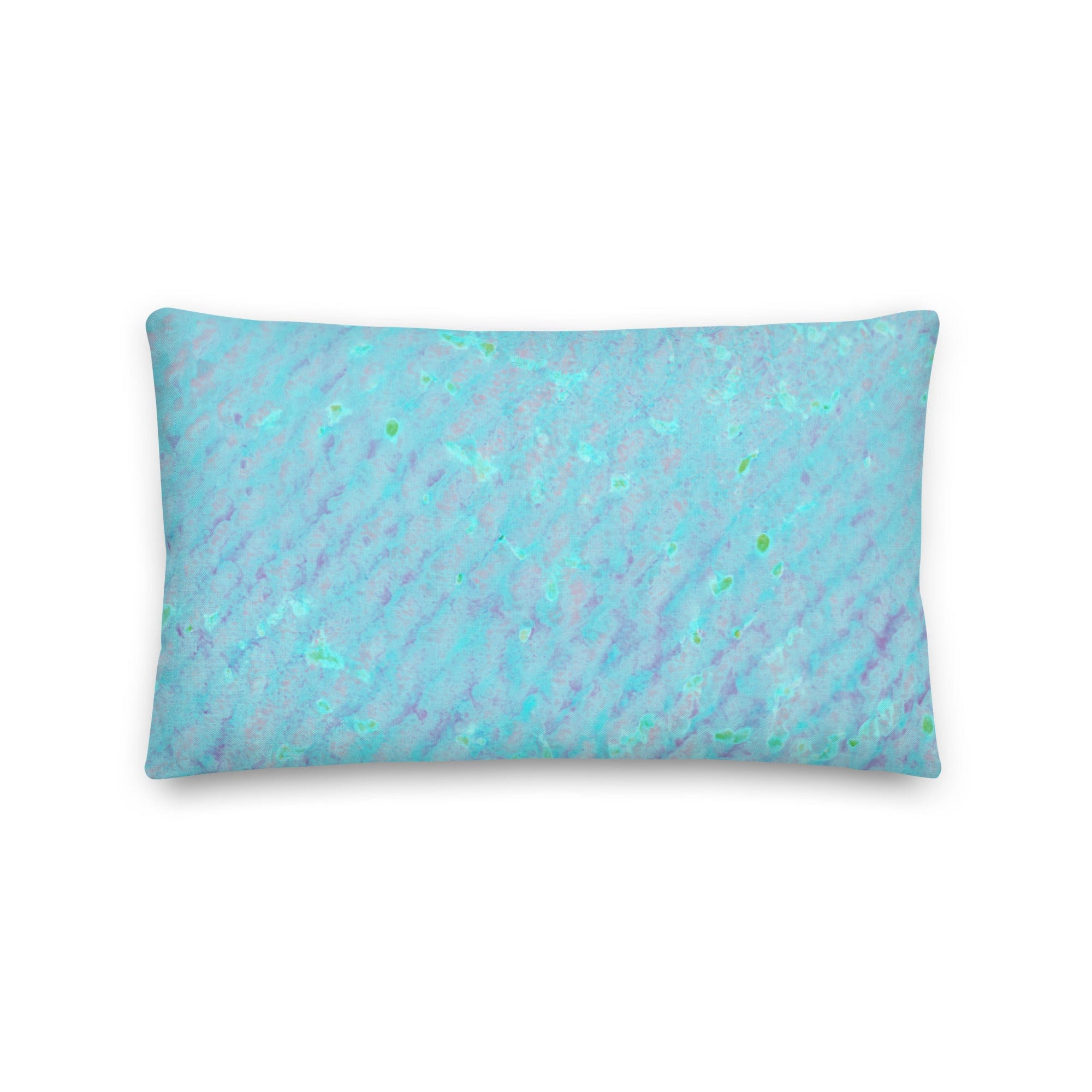 Salt Skins Home Decor Seaside Blue Reef Coral - Beach House Throw Pillow