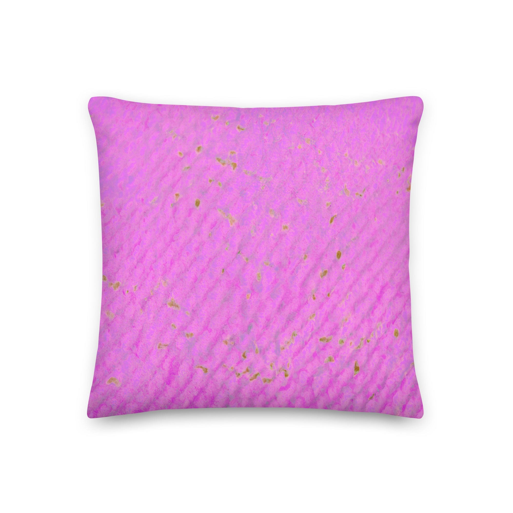 Salt Skins Home Decor Seaside Bright Pink Coral - Beach House Throw Pillow