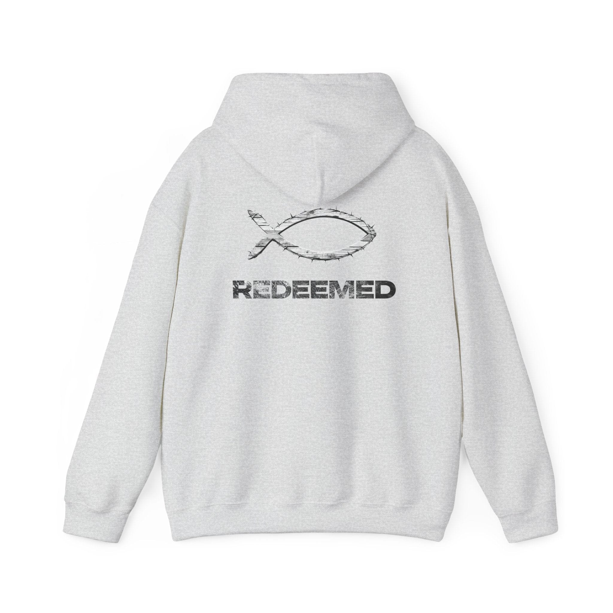 Salt Skins Hoodie Lightweight Redeemed By the Blood Unisex Hooded Sweatshirt