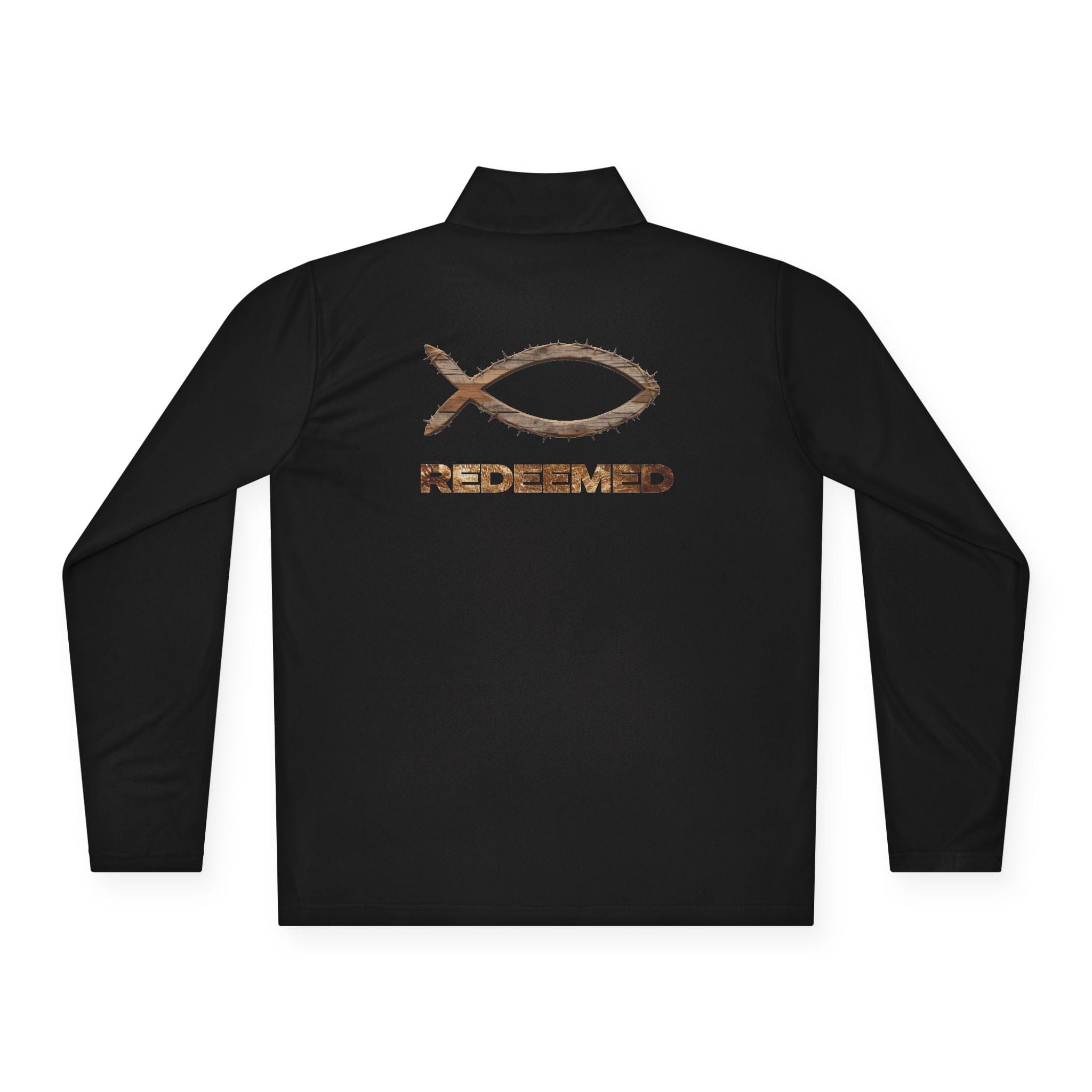 Salt Skins Long-sleeve Pullover "Redeemed" Crown of Thorns Fish Quarter Zip Pullover