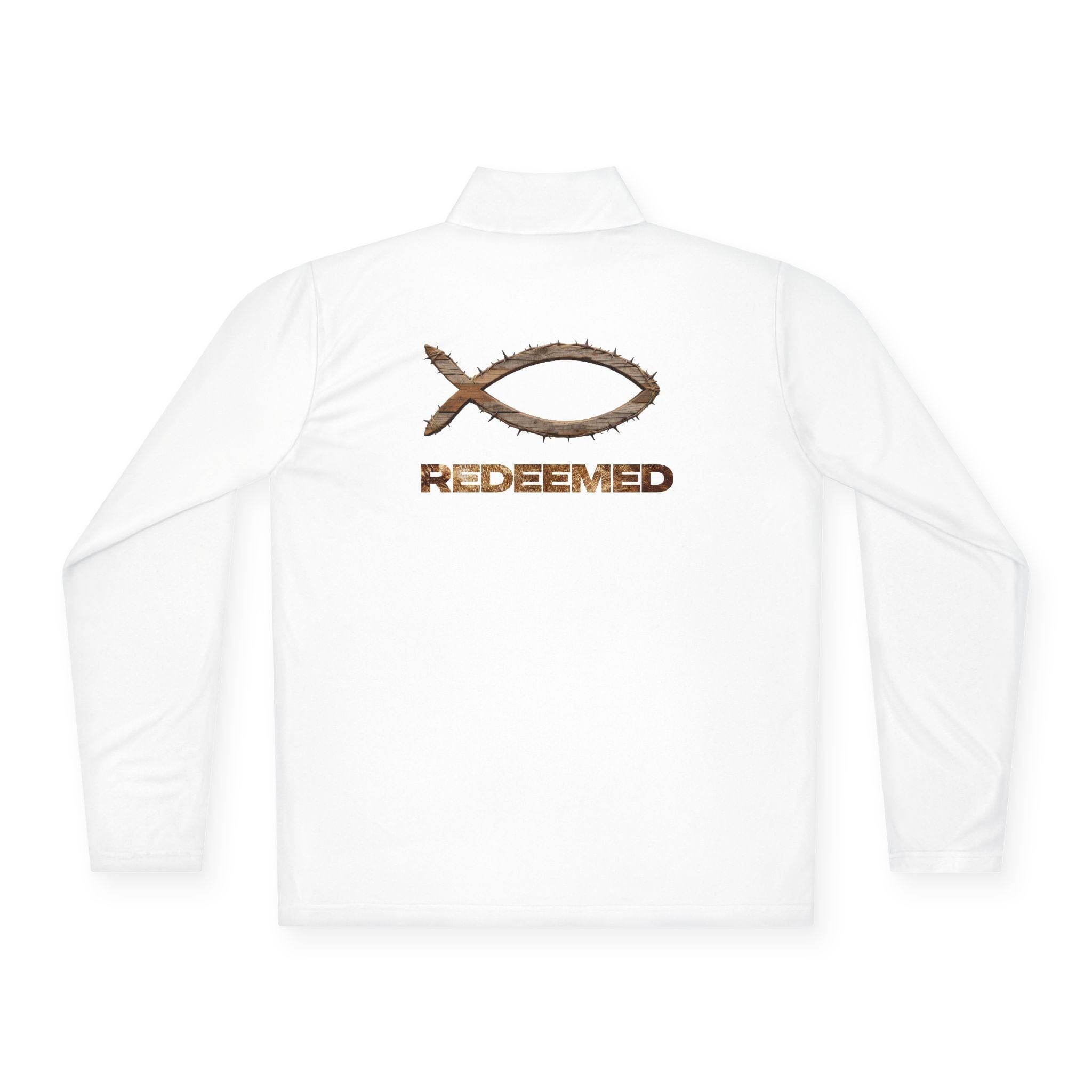 Salt Skins Long-sleeve Pullover "Redeemed" Crown of Thorns Fish Quarter Zip Pullover