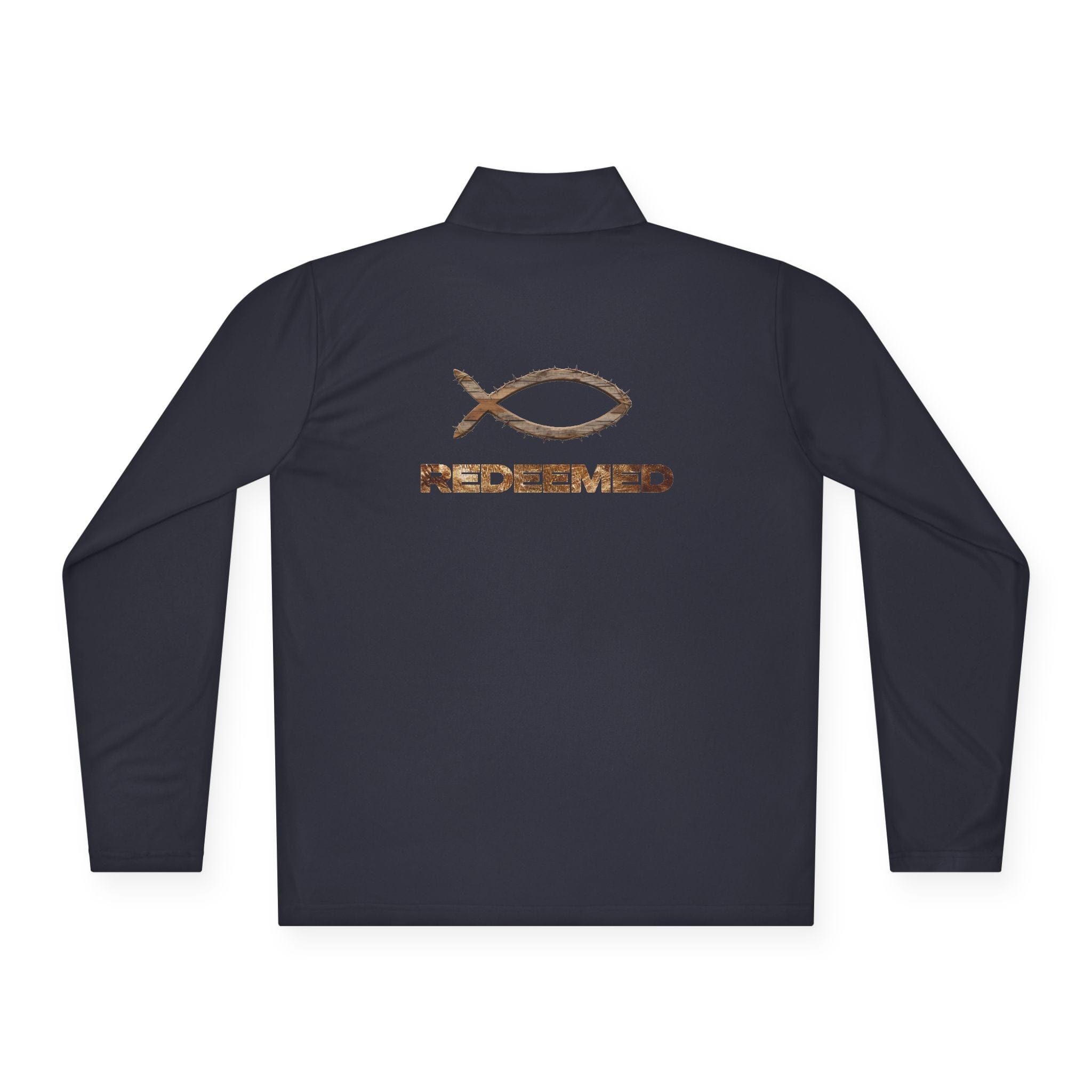 Salt Skins Long-sleeve "Redeemed" Ichthus Fish Quarter Zip Pullover