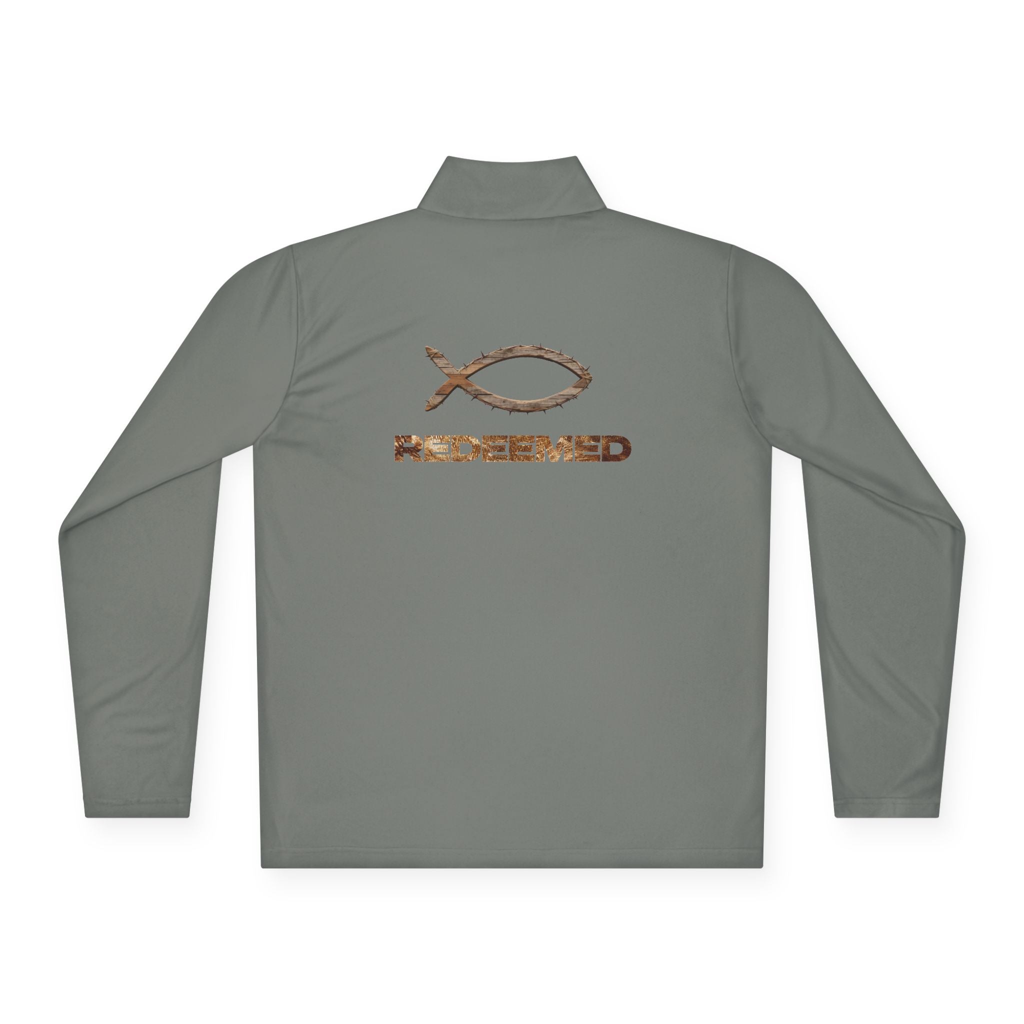 Salt Skins Long-sleeve "Redeemed" Ichthus Fish Quarter Zip Pullover