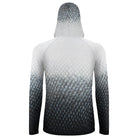 Salt Skins Men's Performance Hoodie Black Salmon Men's Long Sleeve Sun Protection Hoodie