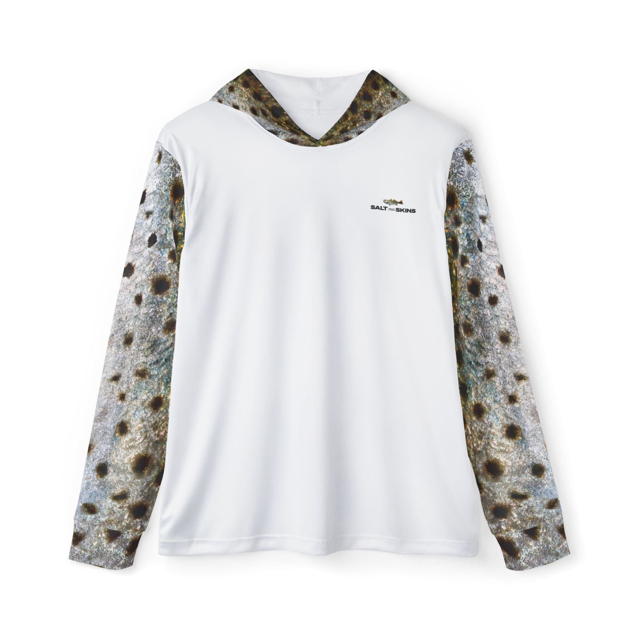 Salt Skins Men's Performance Hoodie Corvina Pintada Captains Series II Men's Ultimate Performance Long Sleeve Fishing Shirt