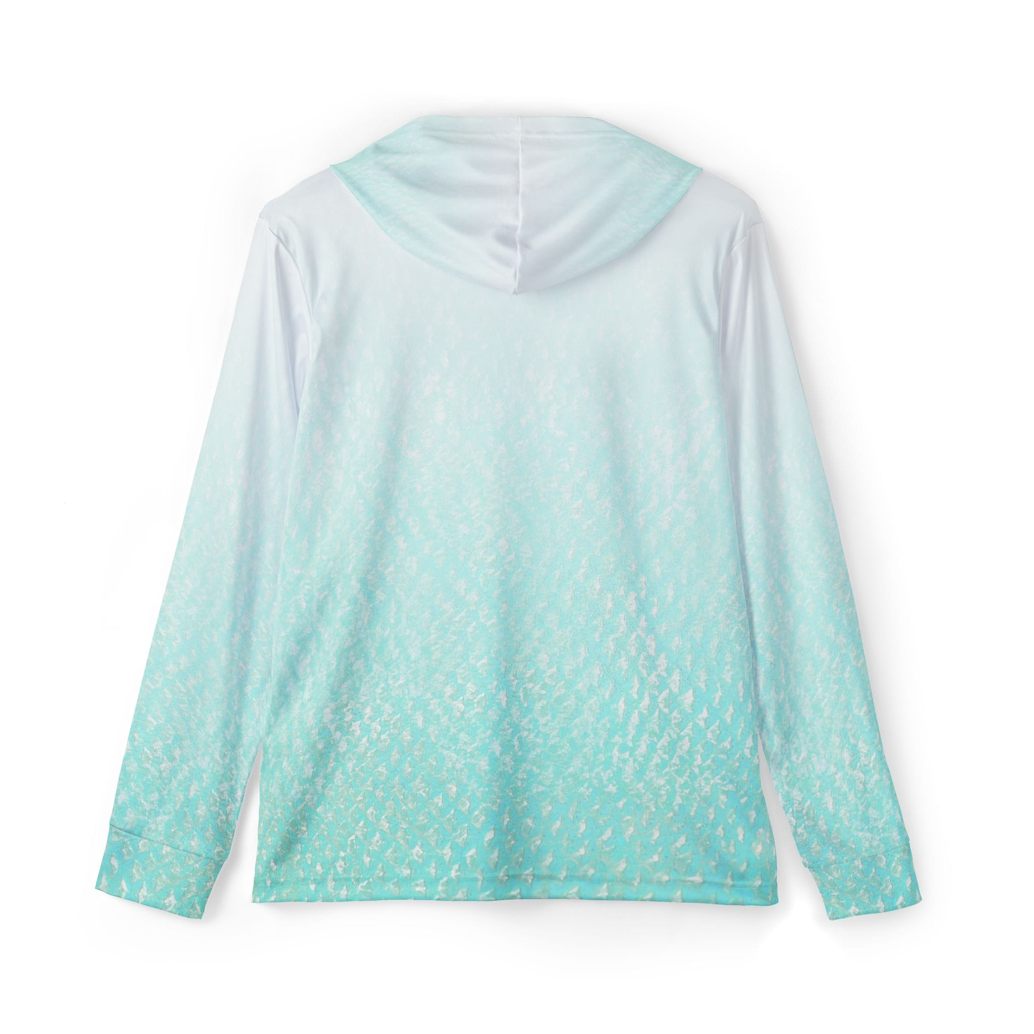 Salt Skins Men's Performance Hoodie Green Sky Water Camo - The Ultimate Performance Men's Long Sleeve Fishing Shirt