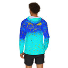 Salt Skins Men's Performance Hoodie Mahi Blue Captains Series - The Ultimate Performance Men's Long Sleeve Fishing Shirt