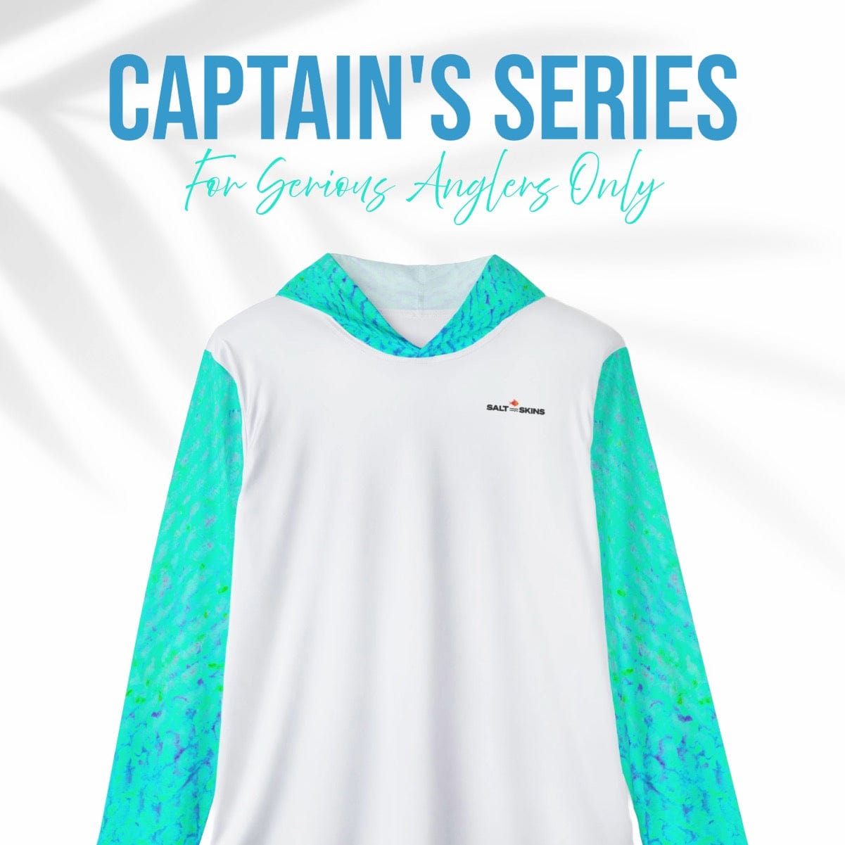 Salt Skins Men's Performance Hoodie Mingy Snapper Captains Series II - The Ultimate Performance Men's Long Sleeve Fishing Shirt